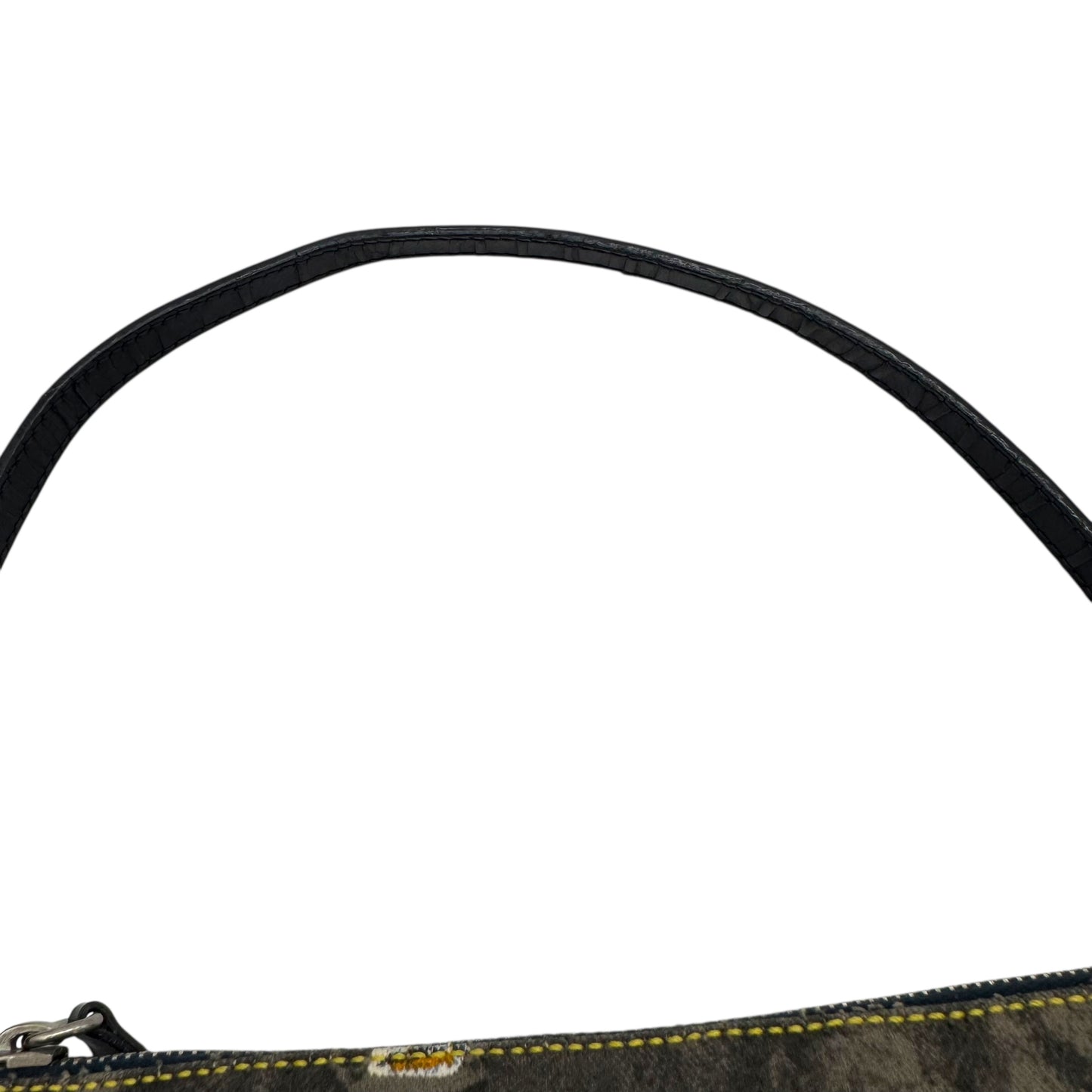 Christian Dior 'Miss Diorella' Denim Printed Mini Saddle Bag - Outfit Repeater