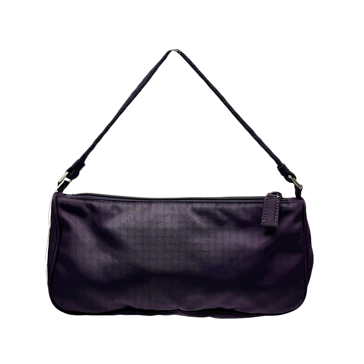Prada Dark Purple Nylon Pochette Bag