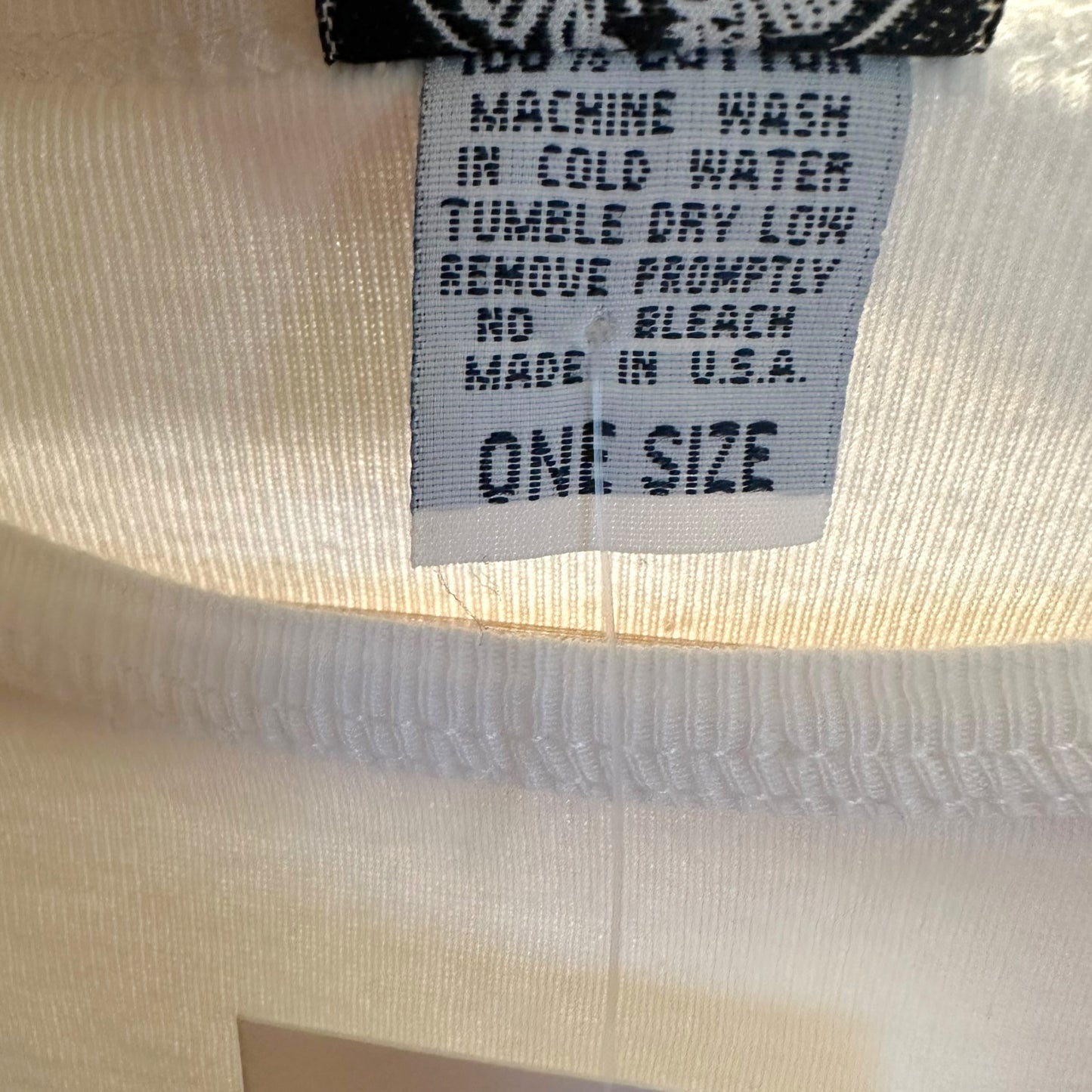 Chrome Hearts Vintage White Logo Print Long Sleeve T-Shirt