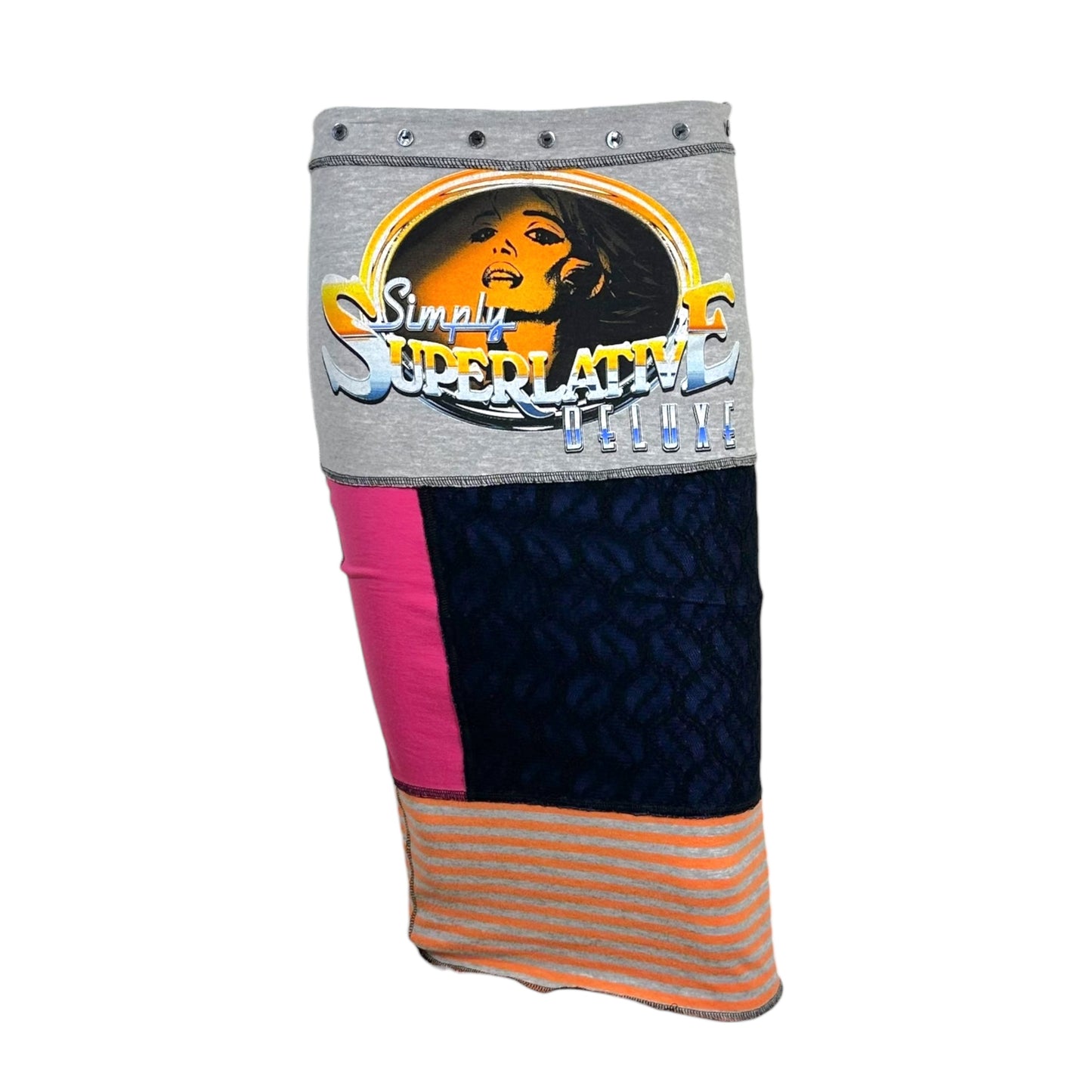 D&G Dolce & Gabbana 'Simply Superlative Deluxe' Patchwork Midi Skirt