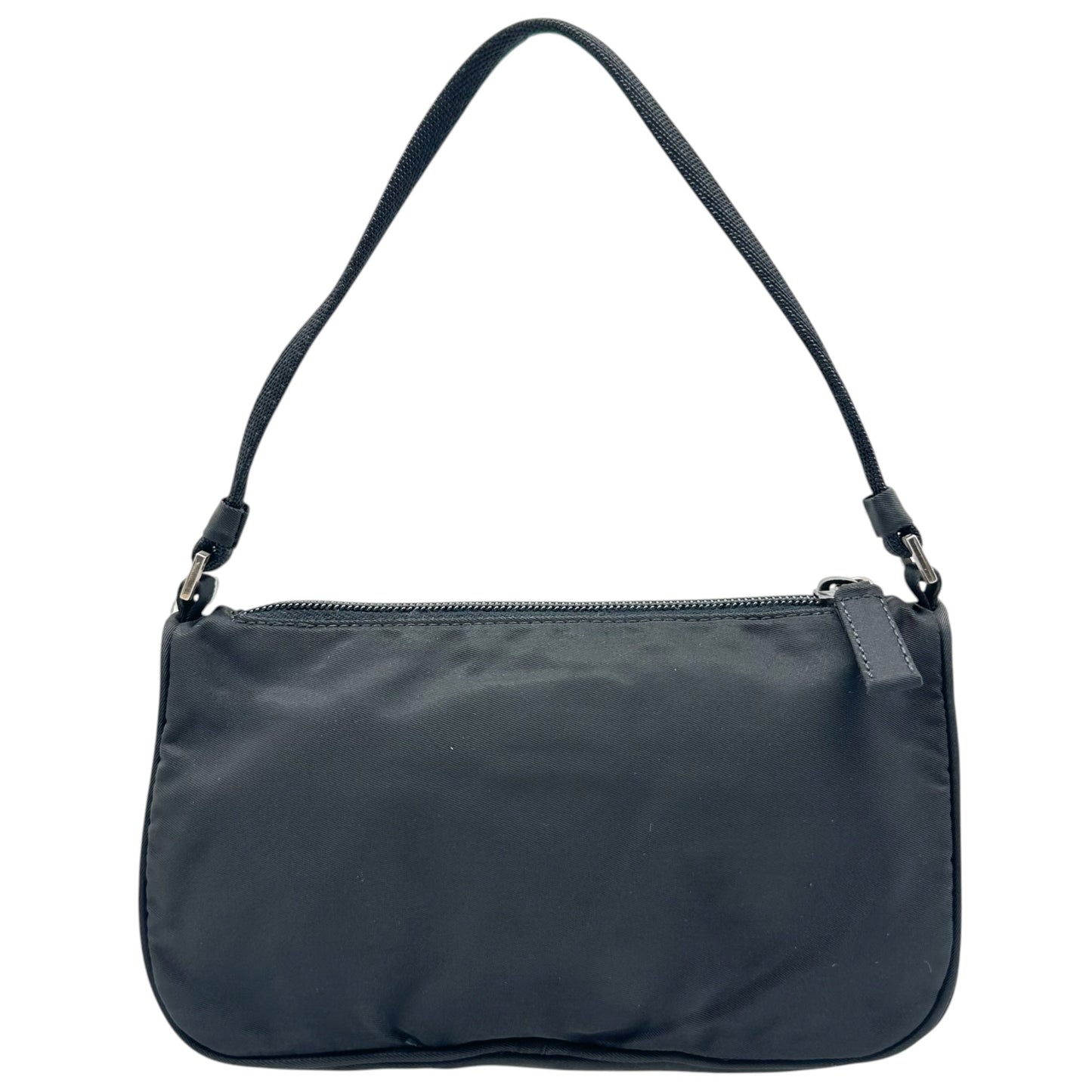 Prada Black Nylon Mini Pochette Bag