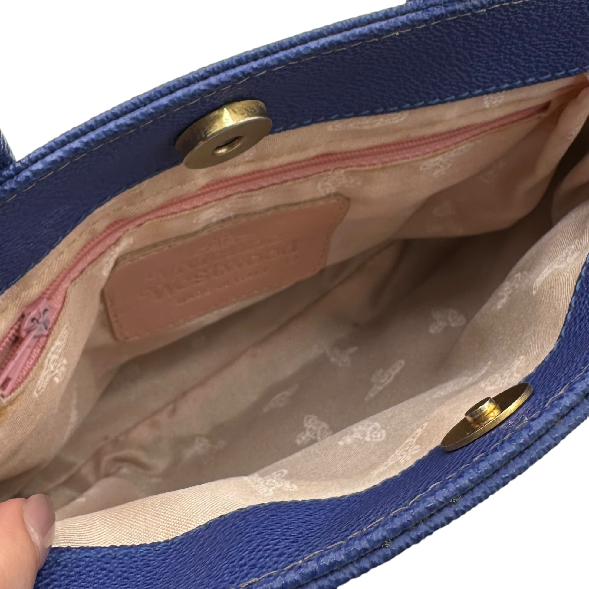 Vivienne Westwood Blue Multicolor Woven Mini Bag - Outfit Repeater