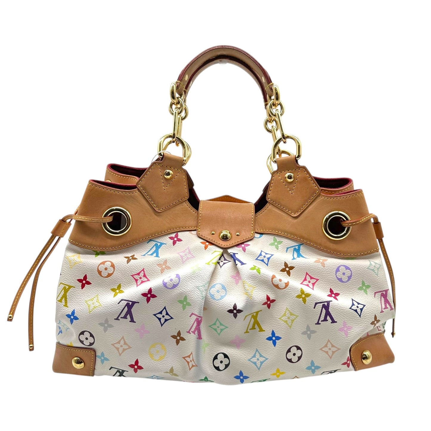 Louis Vuitton White Multicolor Murakami Ursula Tote Bag - Outfit Repeater