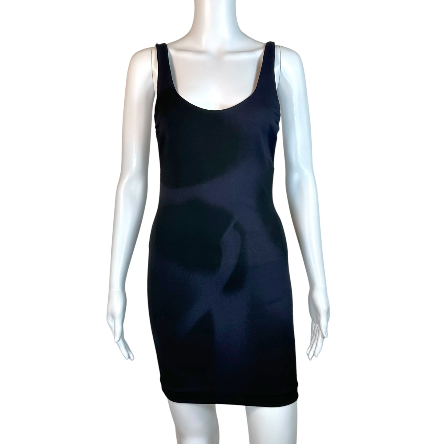 Dsquared2 Mini Dress Black Tie-Dye Open Back Sleeveless