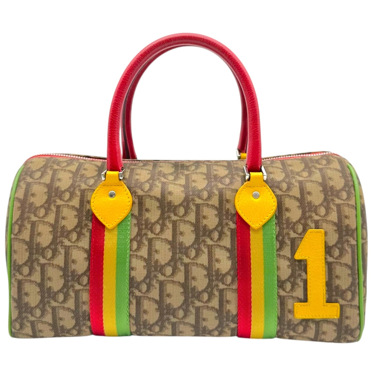 Christian Dior East-West Bowler Bag Brown Monogram