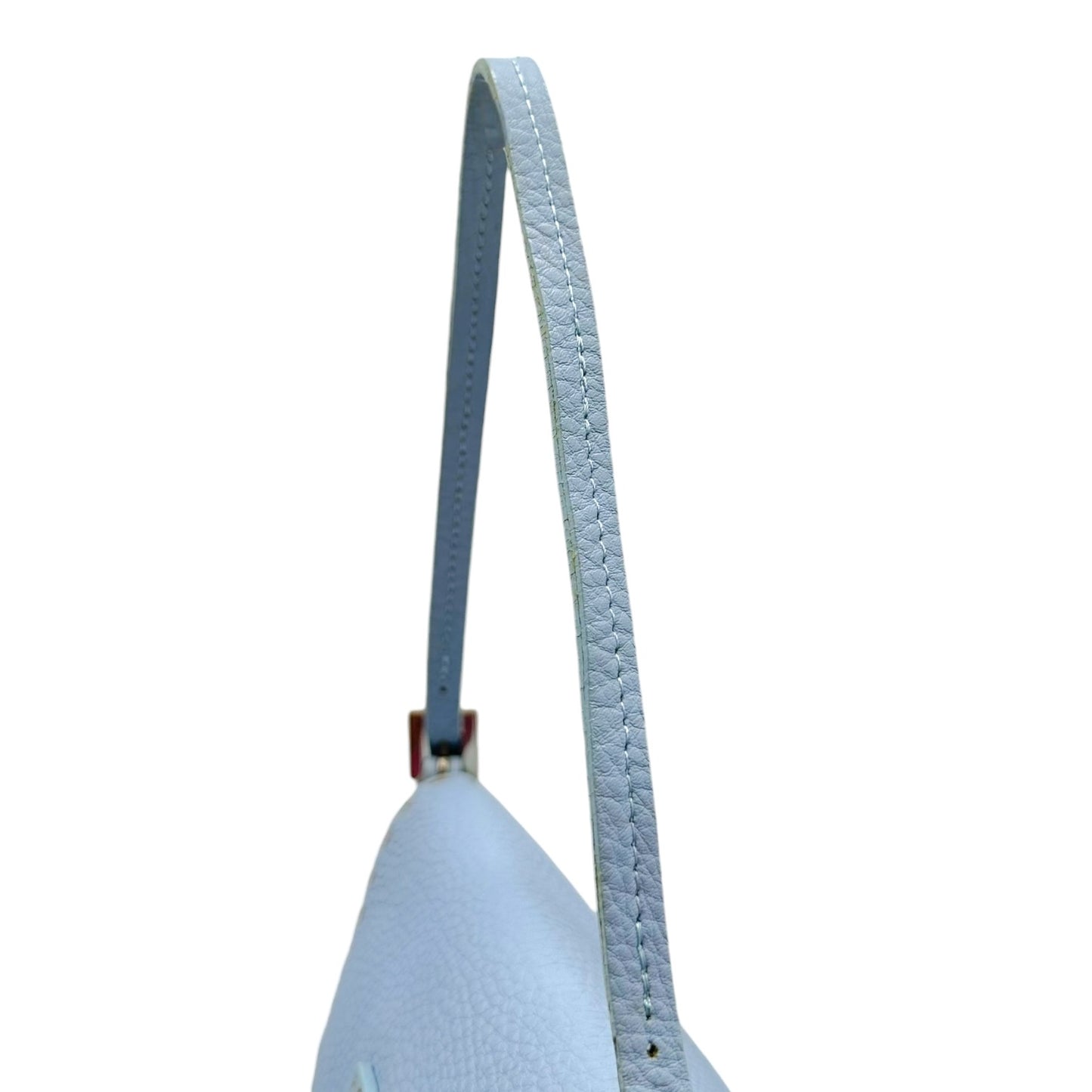 Fendi Mini Mama Baguette Bag Light Blue Leather
