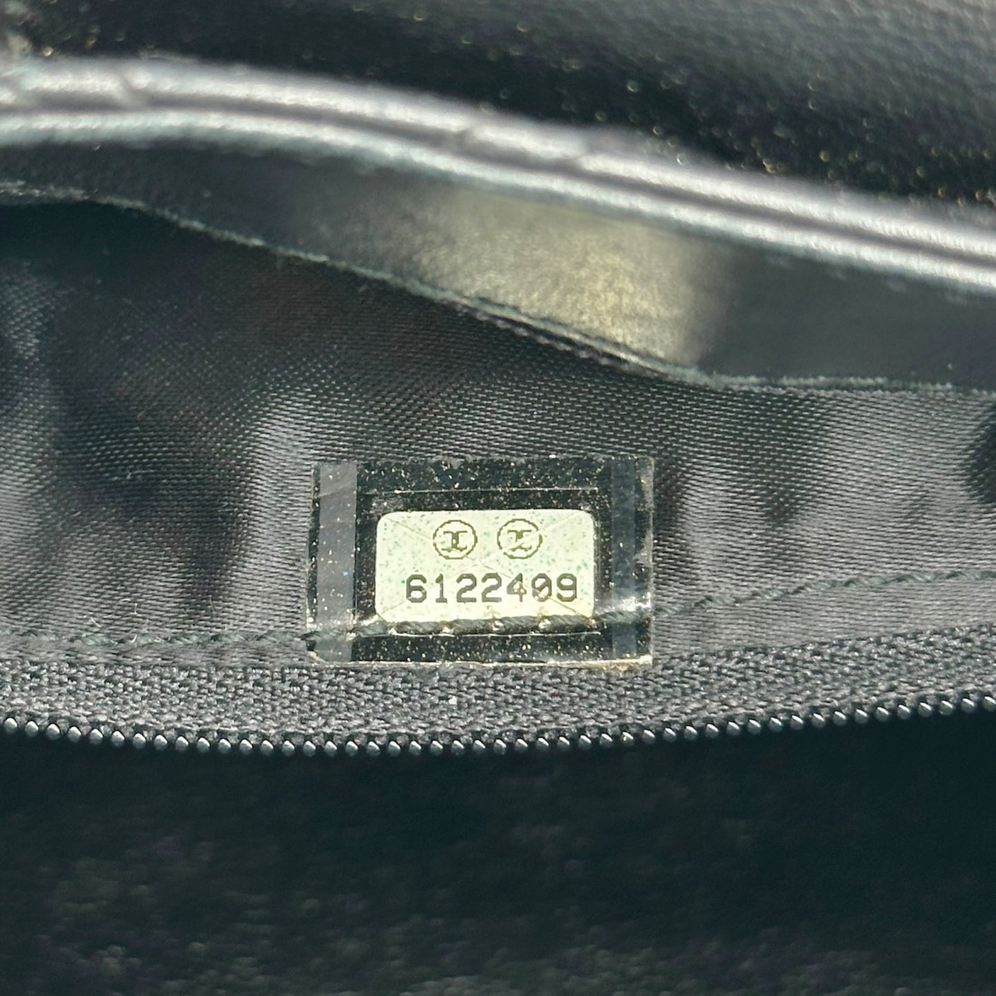 Chanel Black & Silver Quilted Matelasse Hobo Shoulder Bag 2000-02