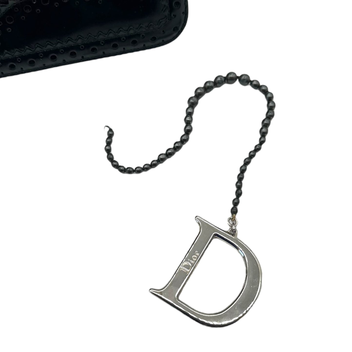 Christian Dior Black Trotter Monogram D'Trick Shoulder Bag