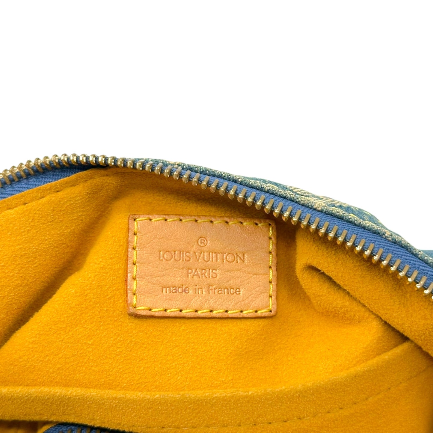 Louis Vuitton Blue Denim Hobo Shoulder Bag