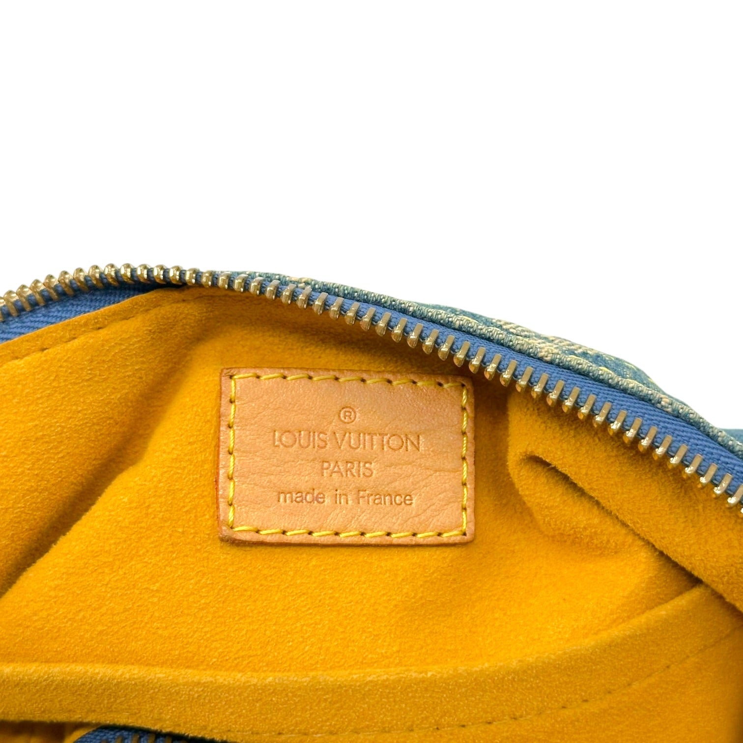 Louis Vuitton Blue Denim Hobo Shoulder Bag