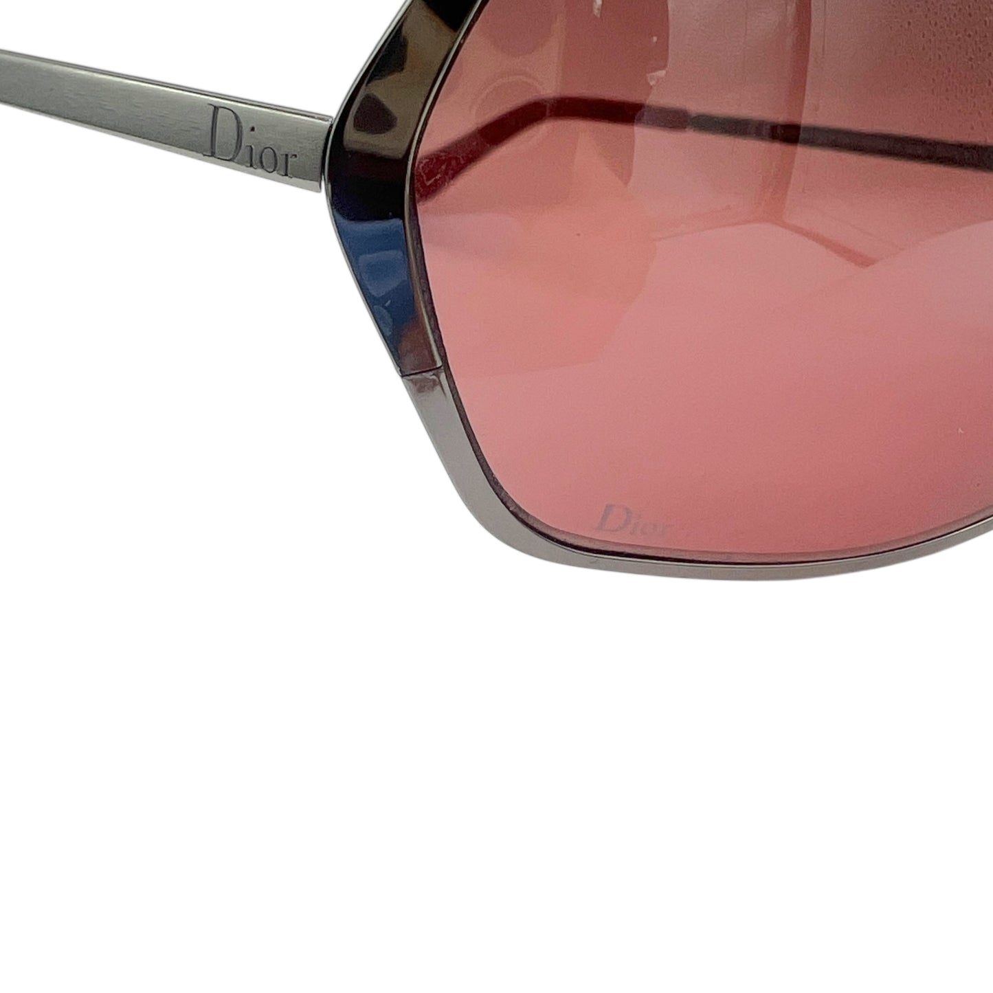 Christian Dior Secret2 Pink Star Embellished Aviator Sunglasses