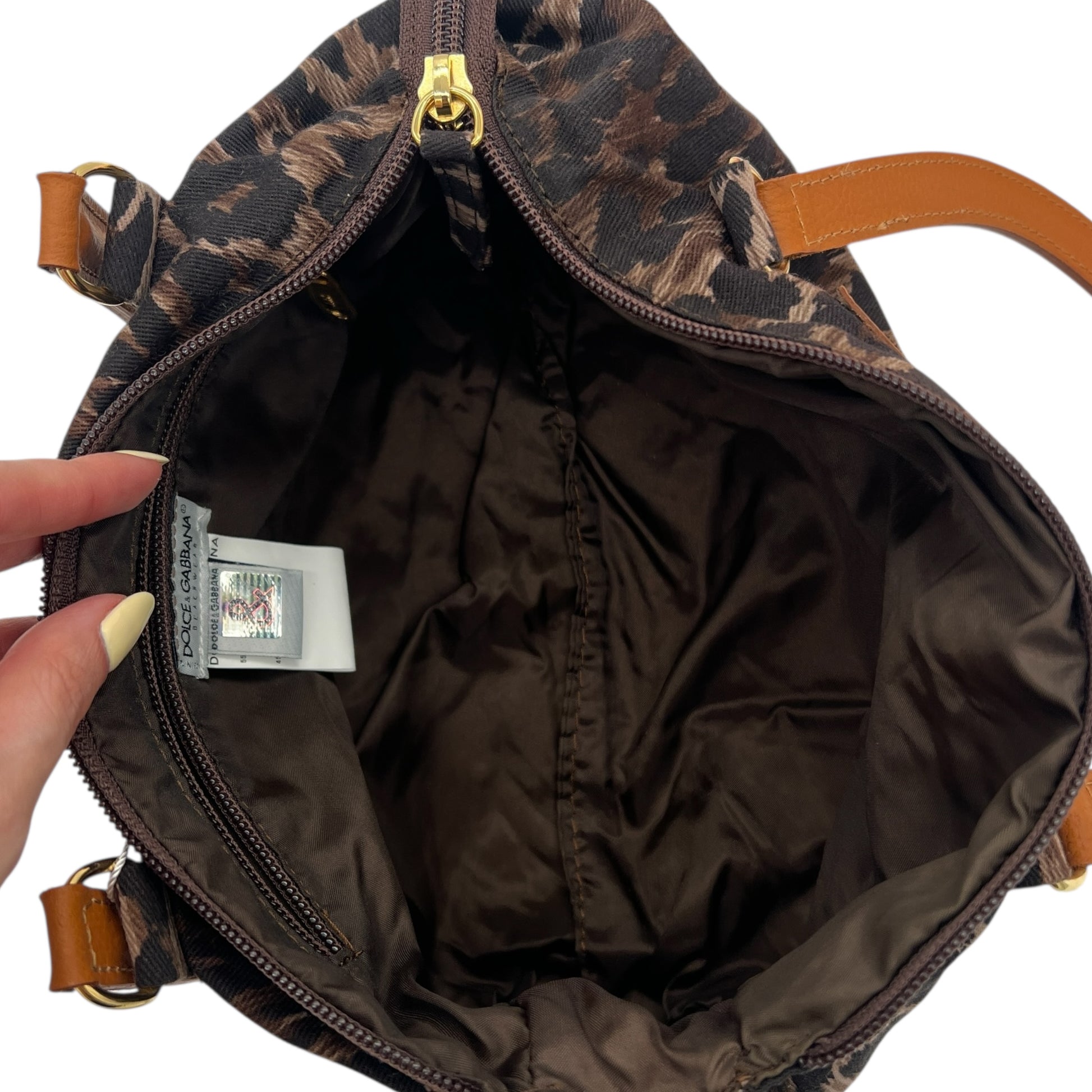 Dolce & Gabbana Leopard Nylon Mini Boston Bag - Outfit Repeater