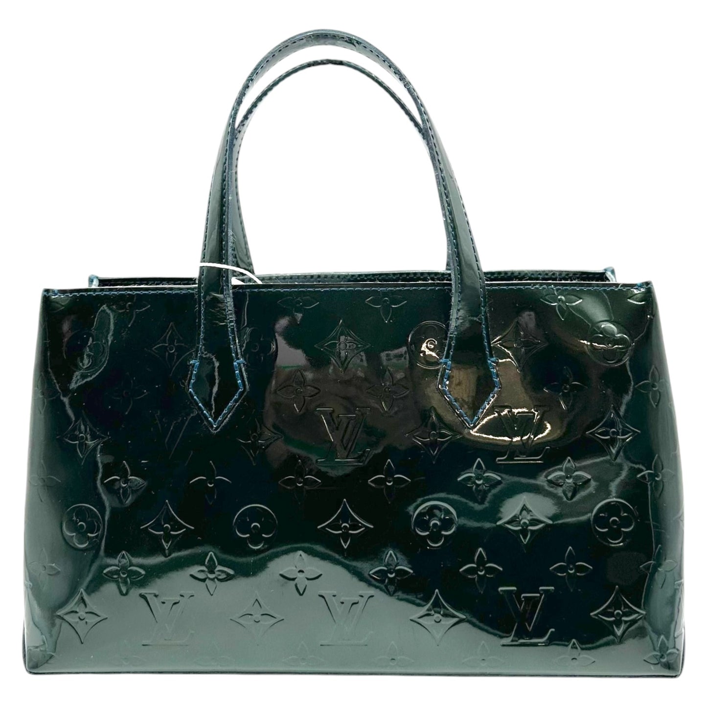 Louis Vuitton Forest Green Vernis Monogram Tote Bag