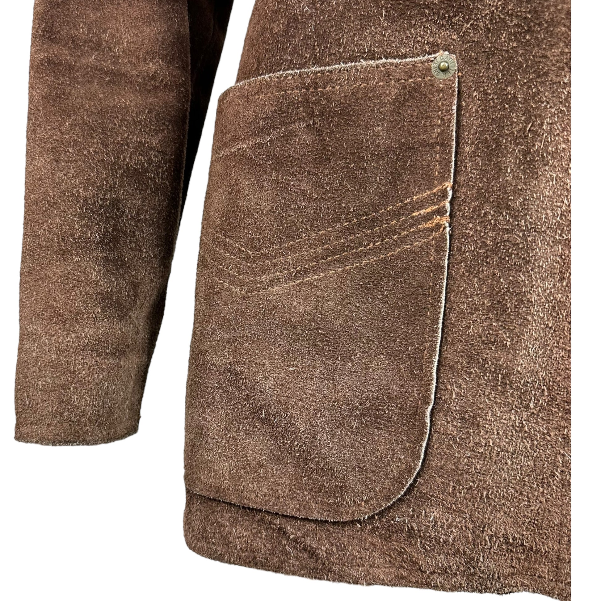 Gaultier Jeans Brown Suede Fringe Jacket - Outfit Repeater