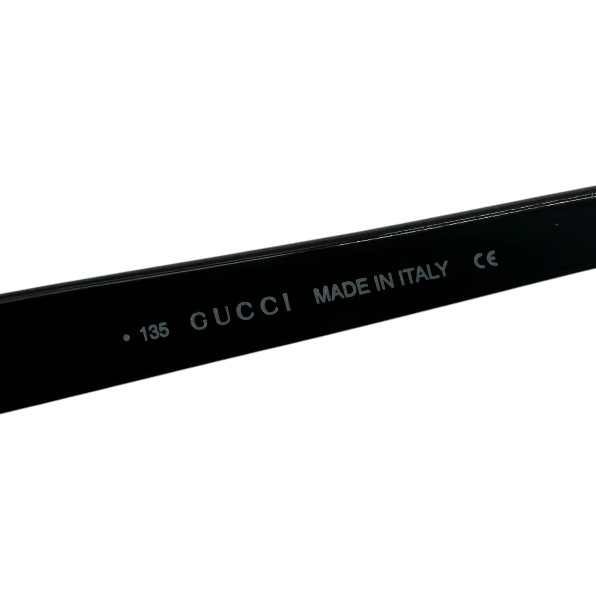Gucci 90's Green/Black 2413 Oval Sunglasses - Outfit Repeater