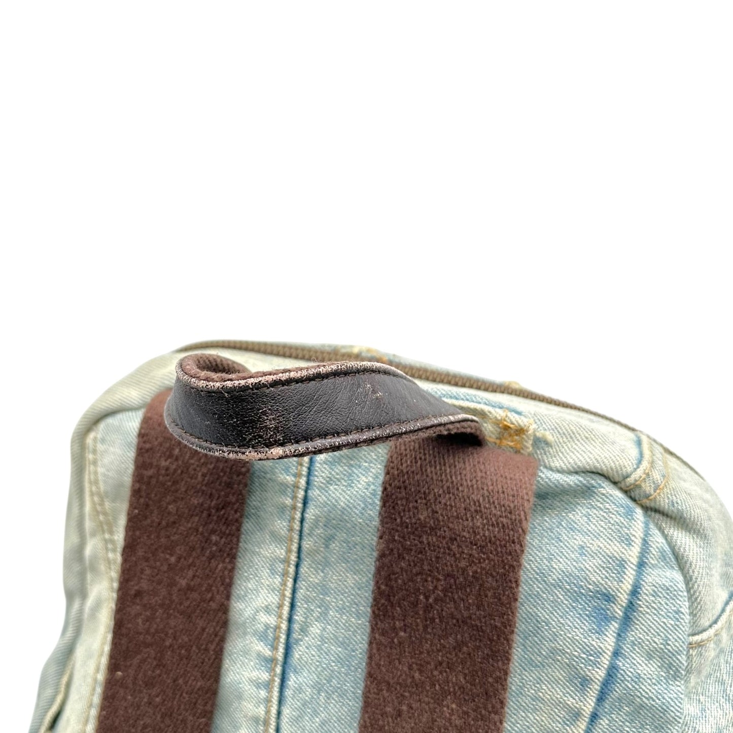 Dolce & Gabbana Denim Studded Backpack Bag