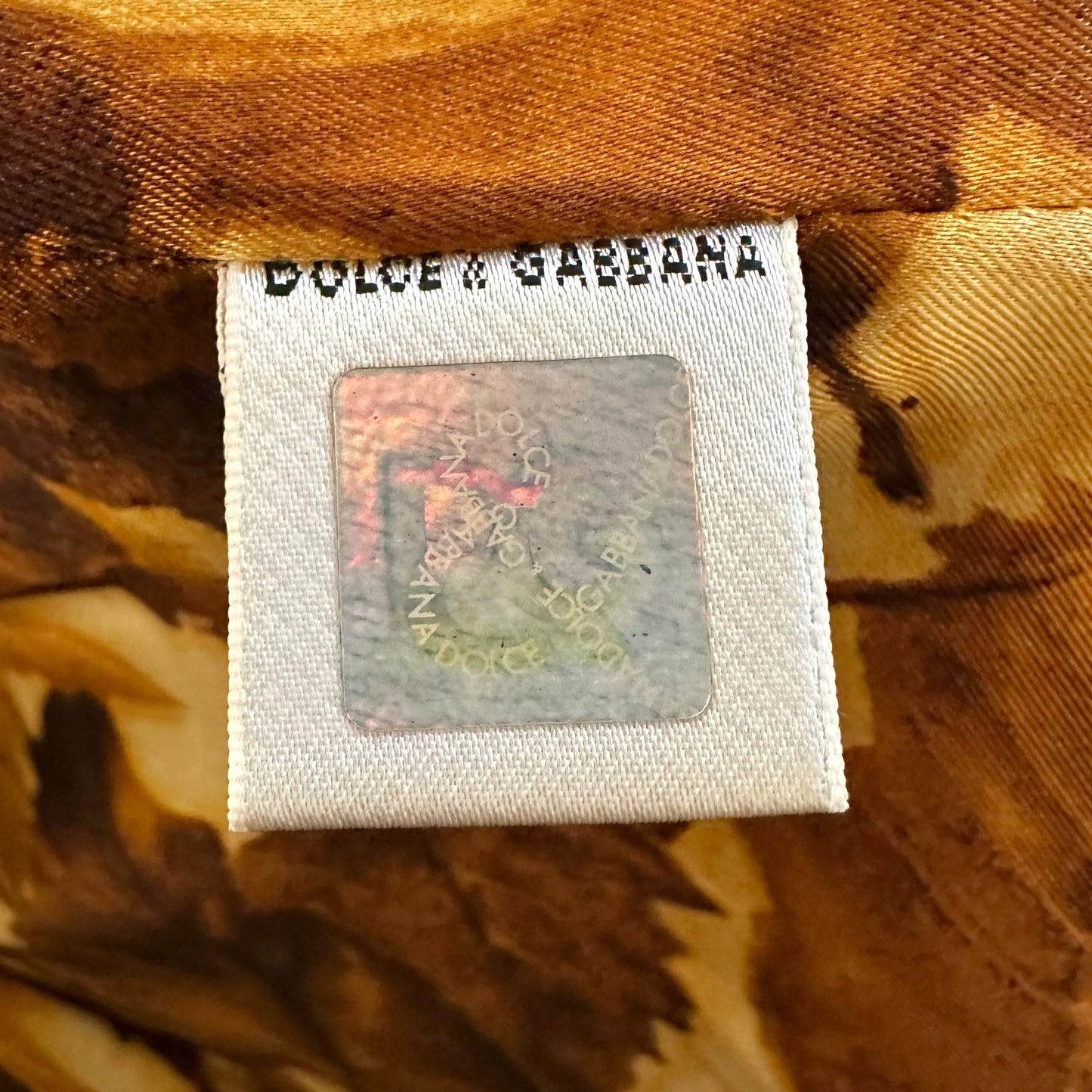 Dolce & Gabbana Gray Tweed and Brown Mongolian Lamb Fur Afghan Coat