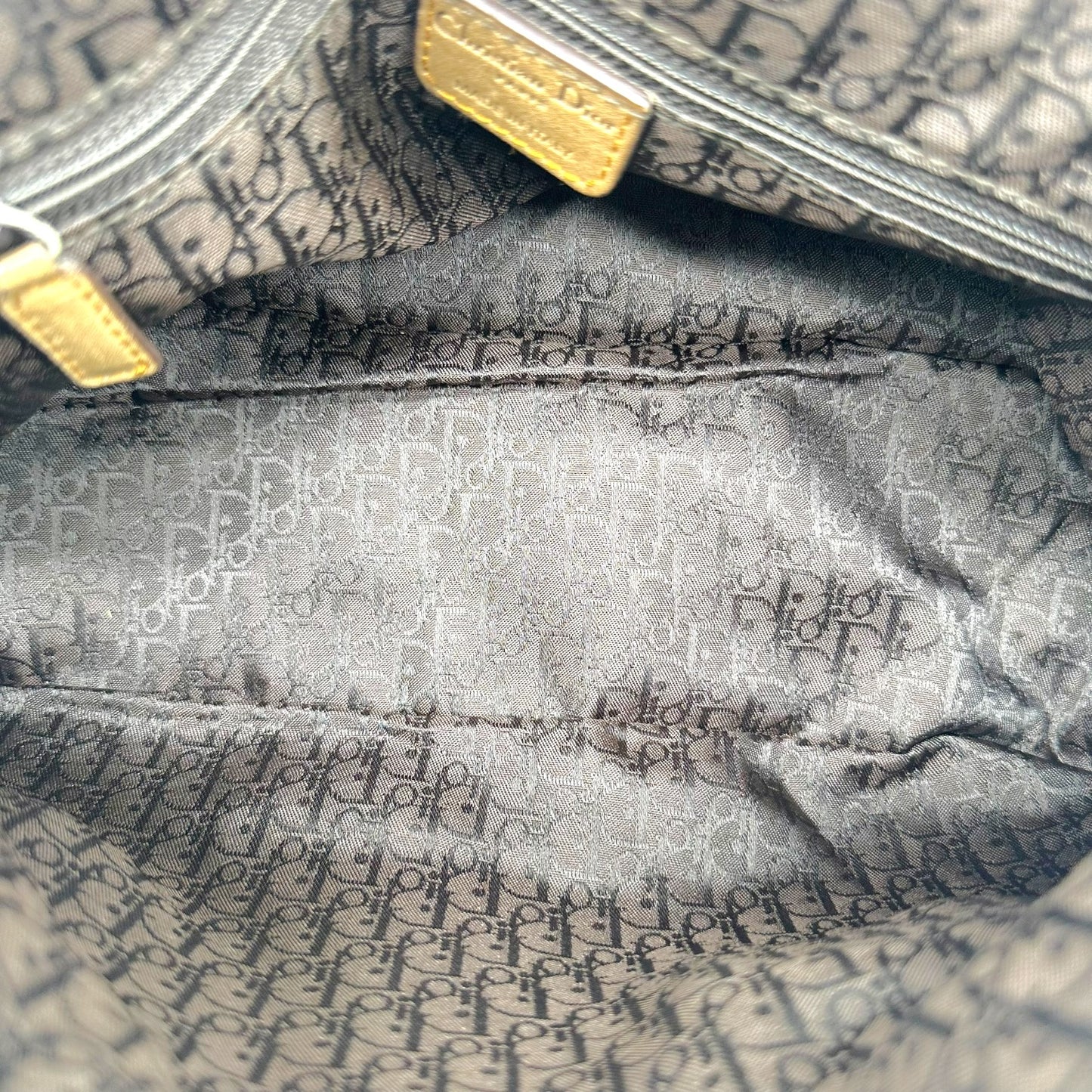 Christian Dior Brown Leather Gaucho Shoulder Bag
