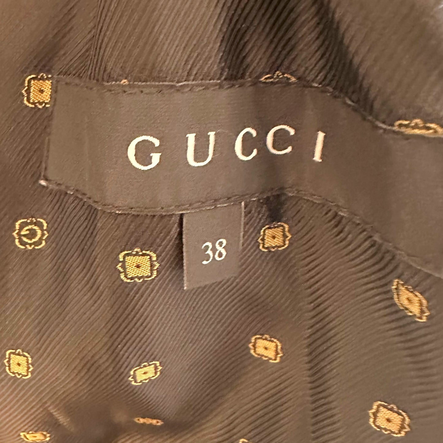 Gucci F/W 2008 Black Wool & Cashmere Pea Coat