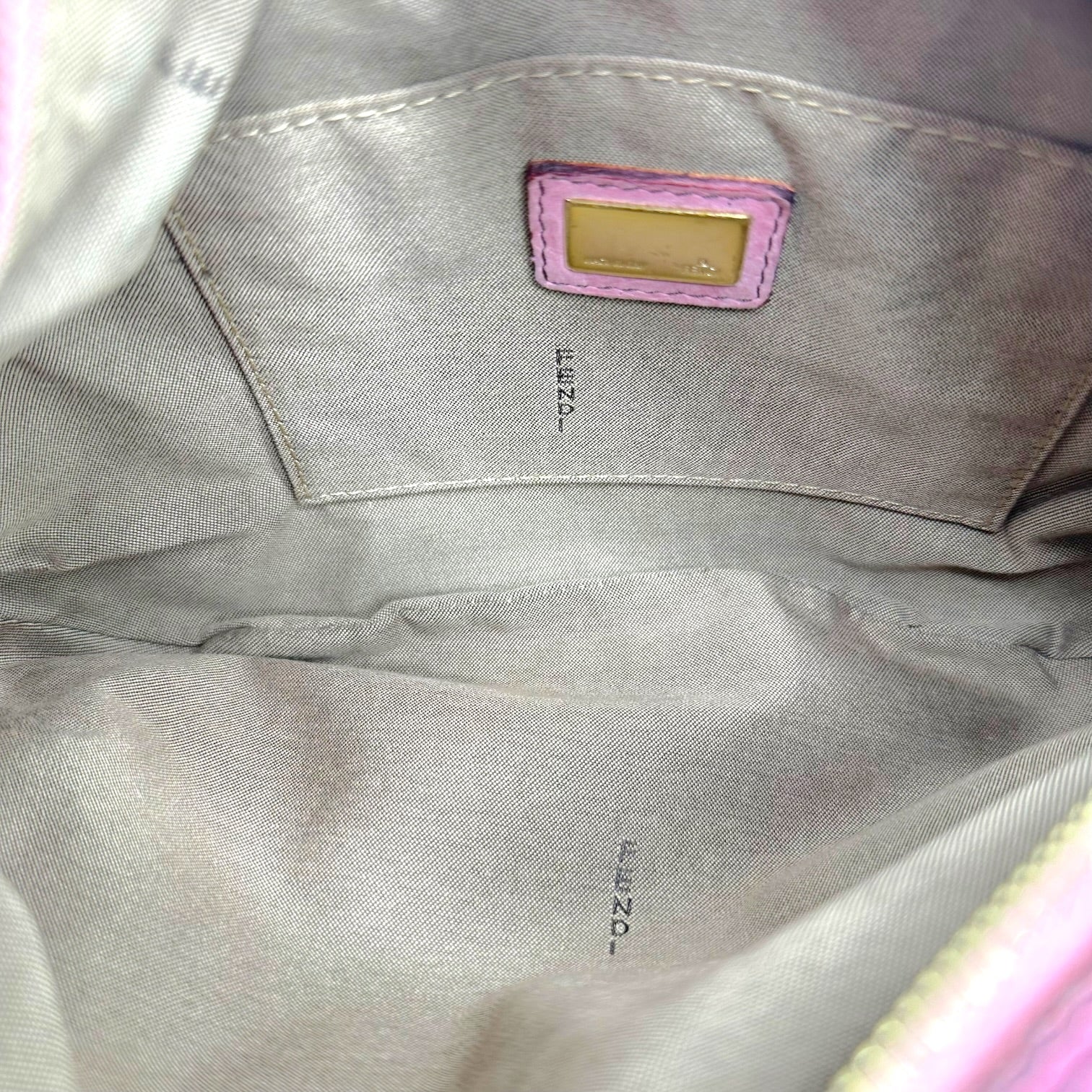 Fendi Mini Shoulder Bag Purple Suede Gold Studs