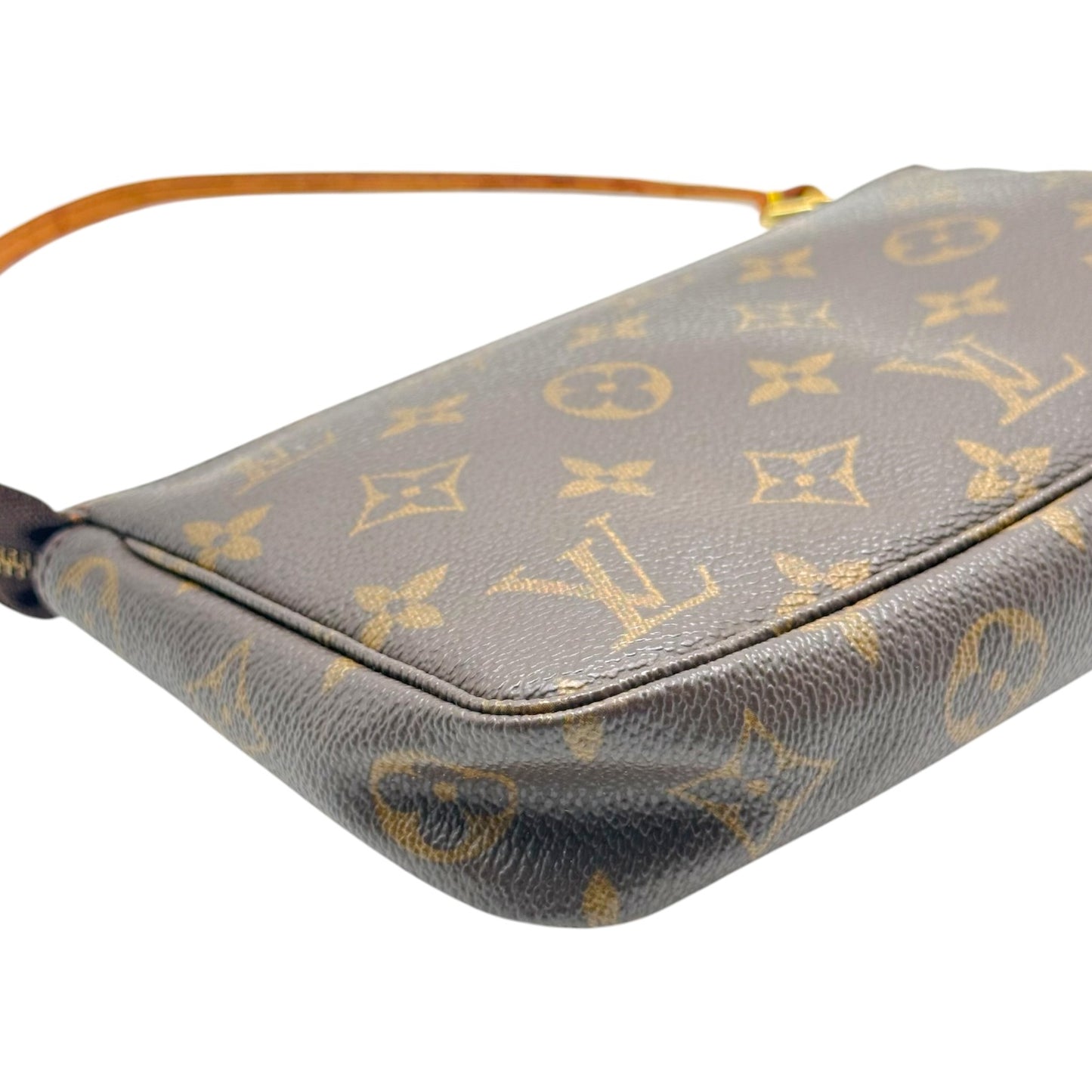 Louis Vuitton Brown Classic Monogram Pochette Bag