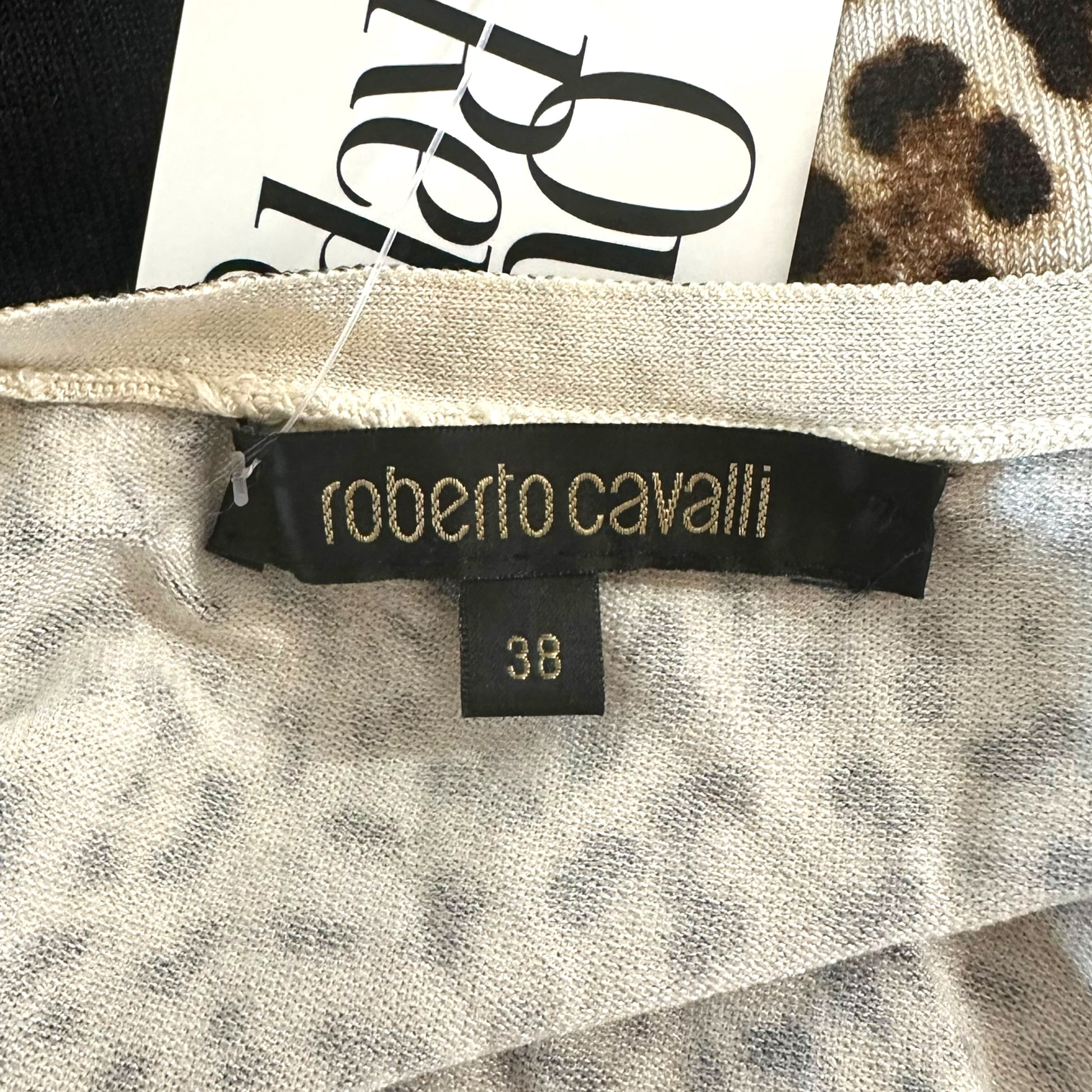 Roberto Cavalli 2006 Leopard Print Knit Tank Top - Outfit Repeater