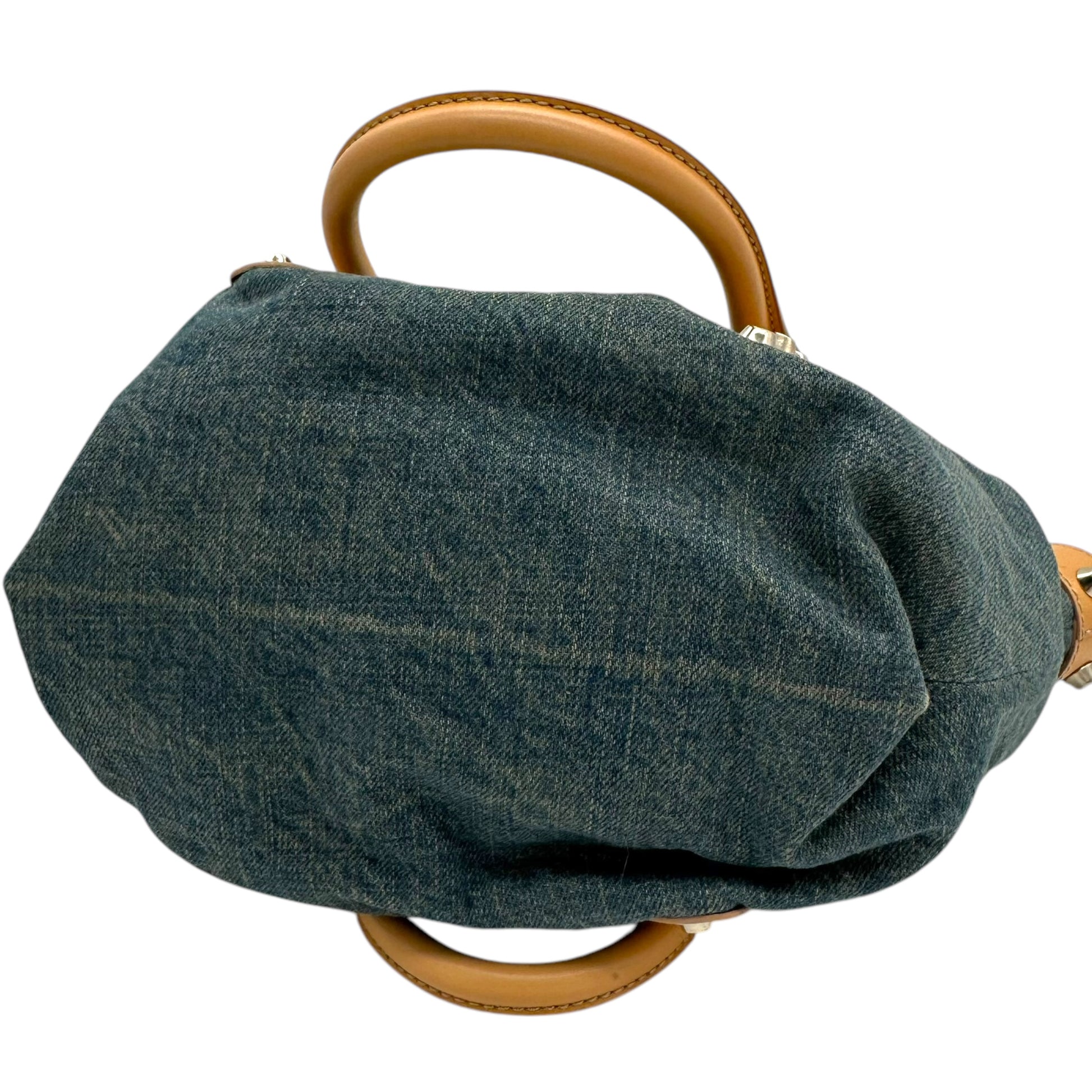 Fendi Studded Denim Bucket Bag - Outfit Repeater