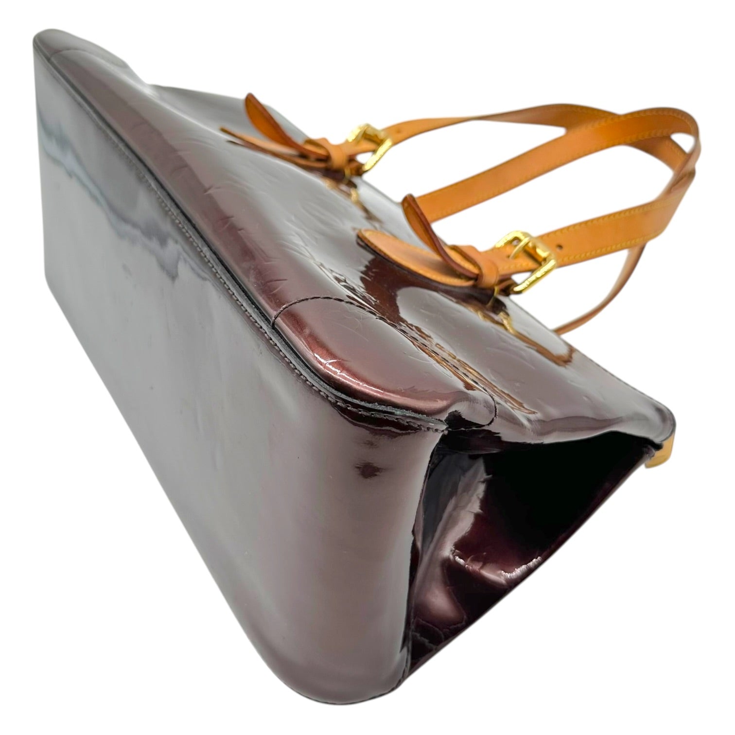 Louis Vuitton Burgundy Vernis East-West Bag