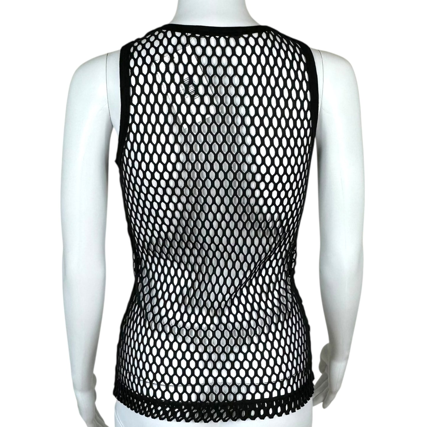 Dolce & Gabbana Black Fishnet Tank Top