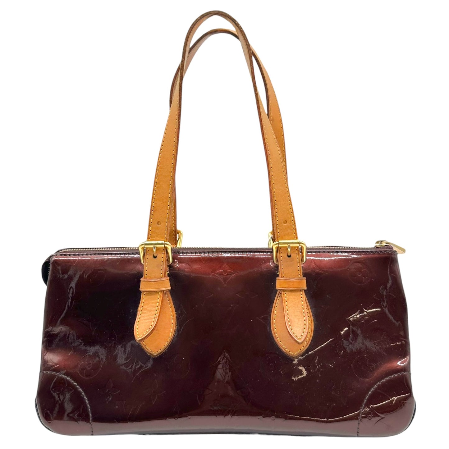 Louis Vuitton Burgundy Vernis East-West Bag