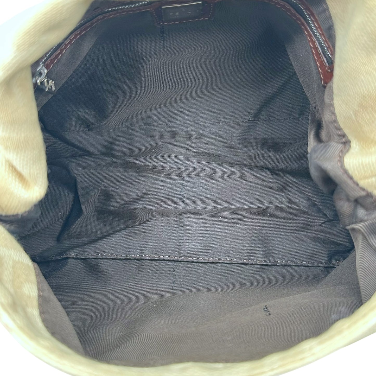 Fendi Ivory Zucca Monogram Mama Baguette Bag - Outfit Repeater