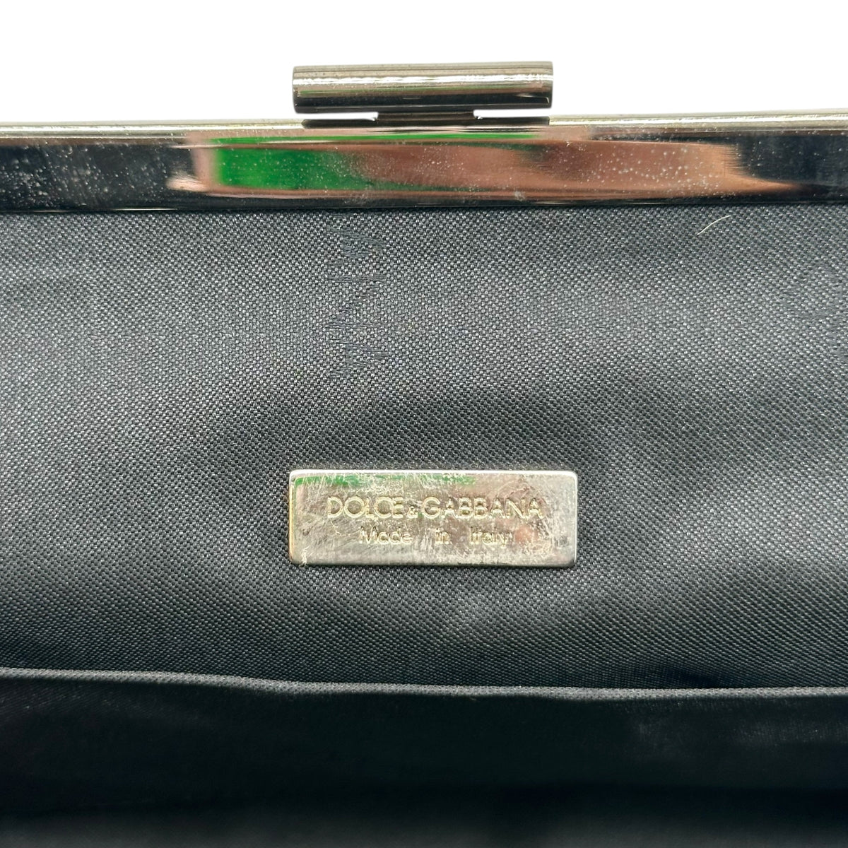 Dolce & Gabbana Rabbit Fur Kisslock Shoulder Bag