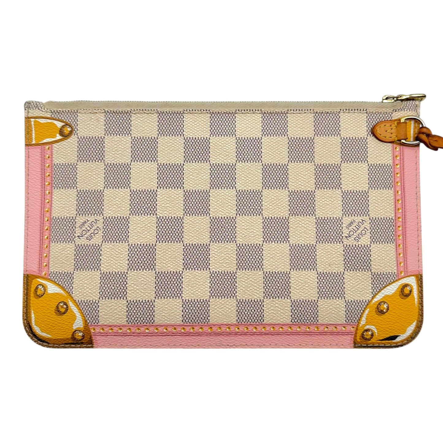 Louis Vuitton Damier Azur Summer Trunk Neverfull MM Tote Bag