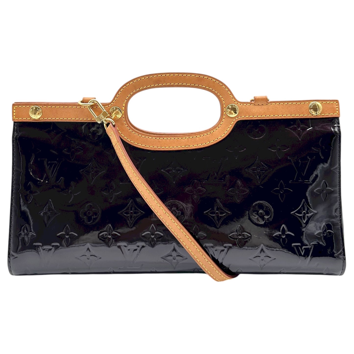 Louis Vuitton Burgundy Vernis Roxbury Drive 2-Way Bag