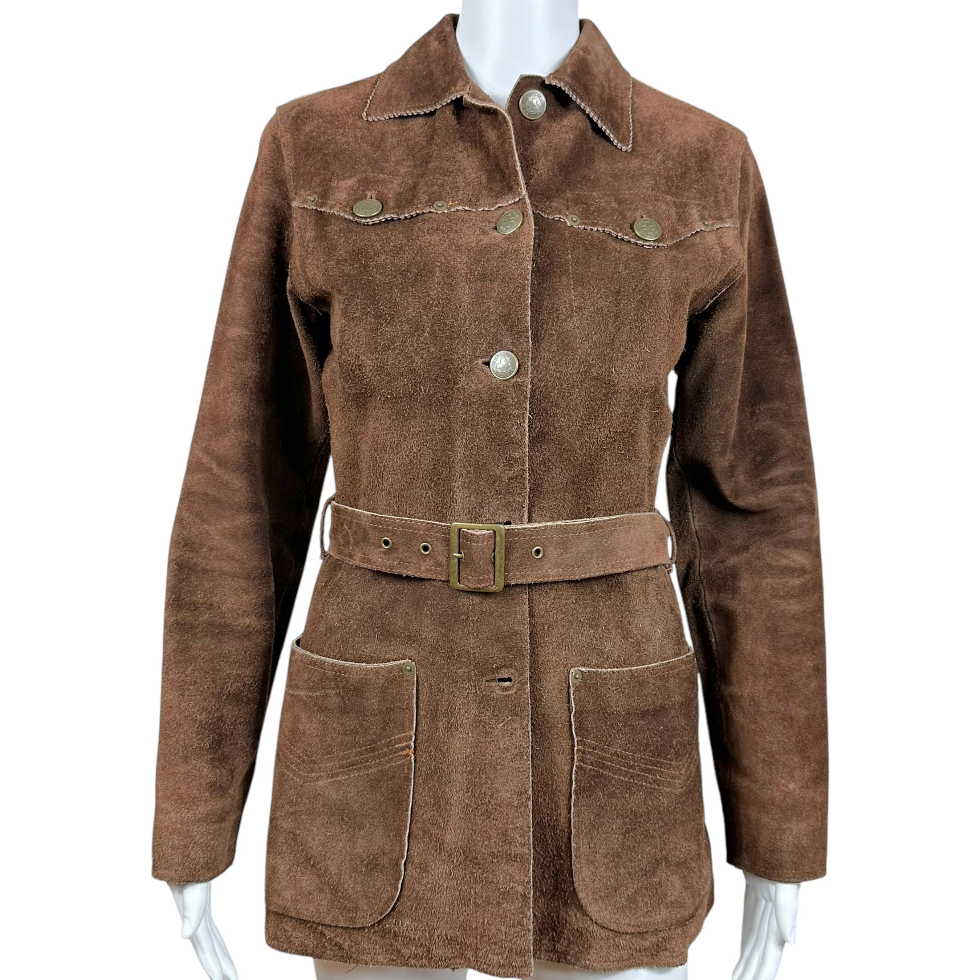 Gaultier Jeans Brown Suede Fringe Jacket - Outfit Repeater