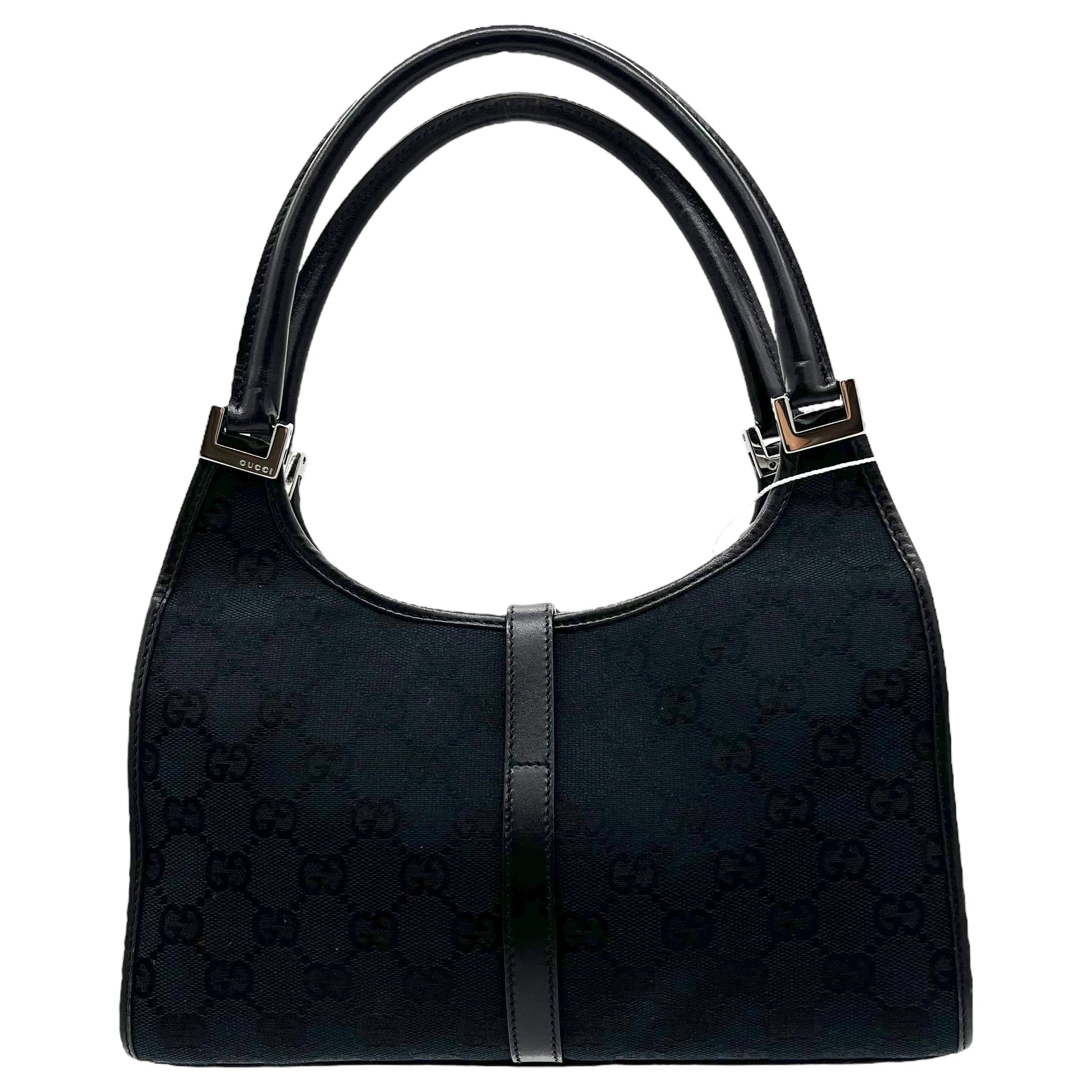 Gucci Black Monogram Mini Jackie Bag - Outfit Repeater