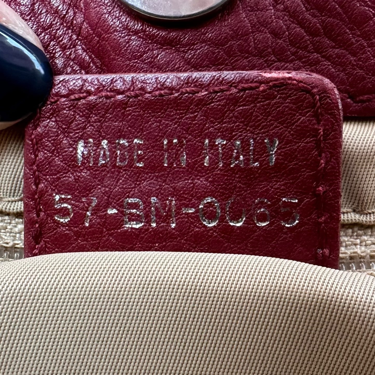 Christian Dior Street Chic Burgundy Trim Monogram Shoulder Bag - Outfit Repeater