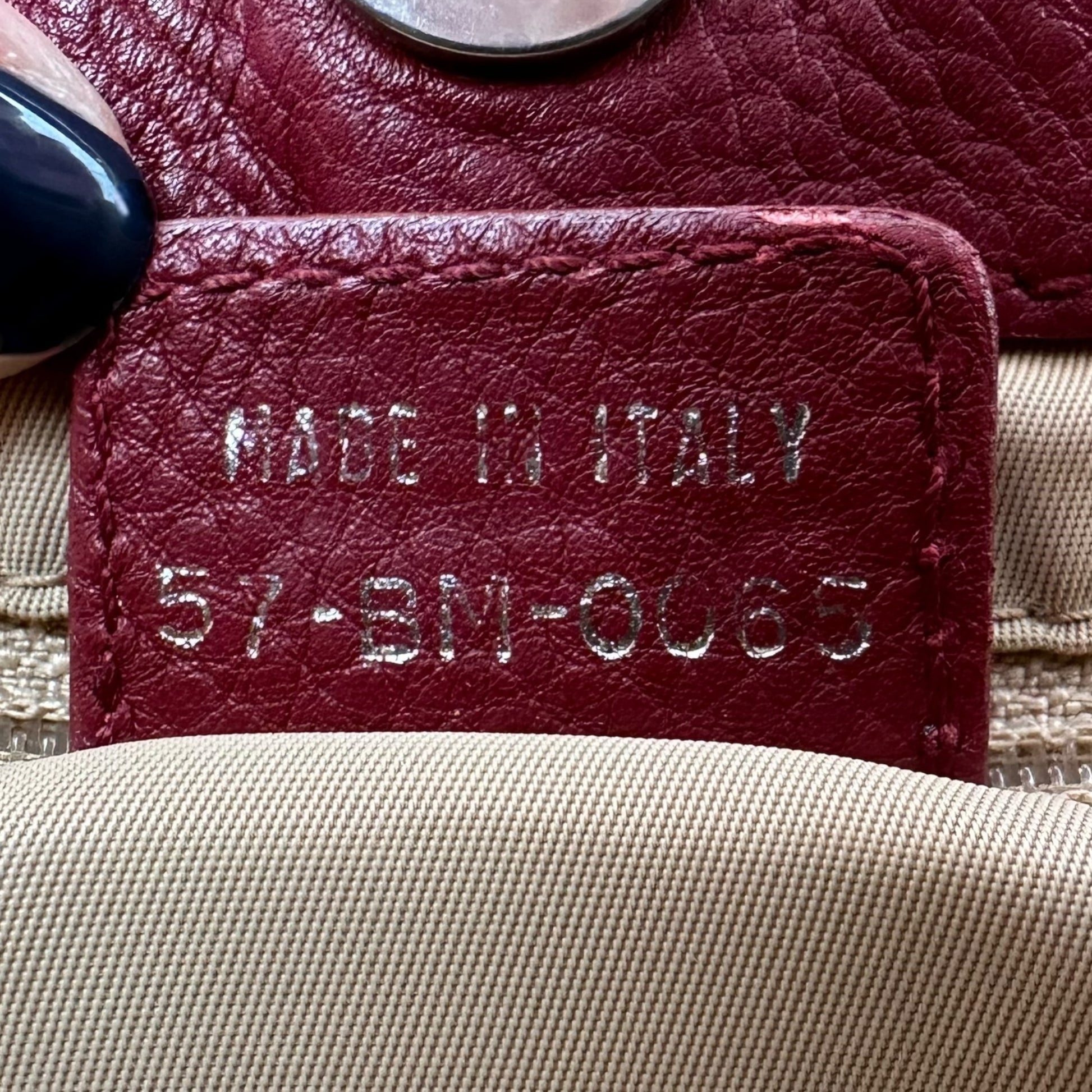 Christian Dior Street Chic Burgundy Trim Monogram Shoulder Bag - Outfit Repeater