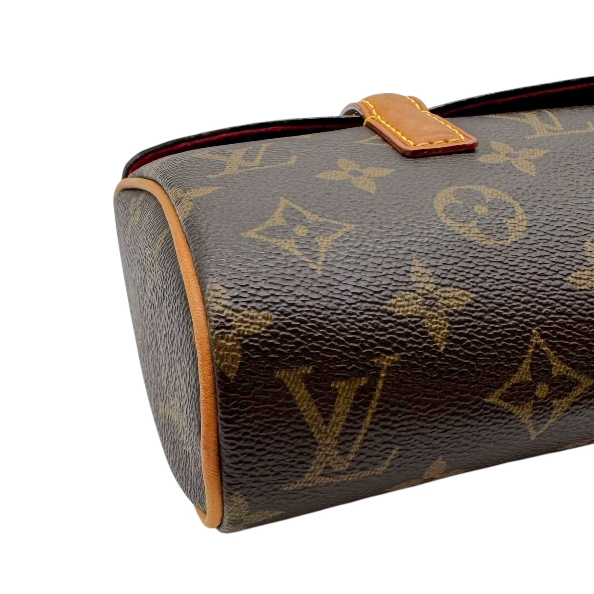 Louis Vuitton Classic Monogram Sonatine Clutch Bag - Outfit Repeater