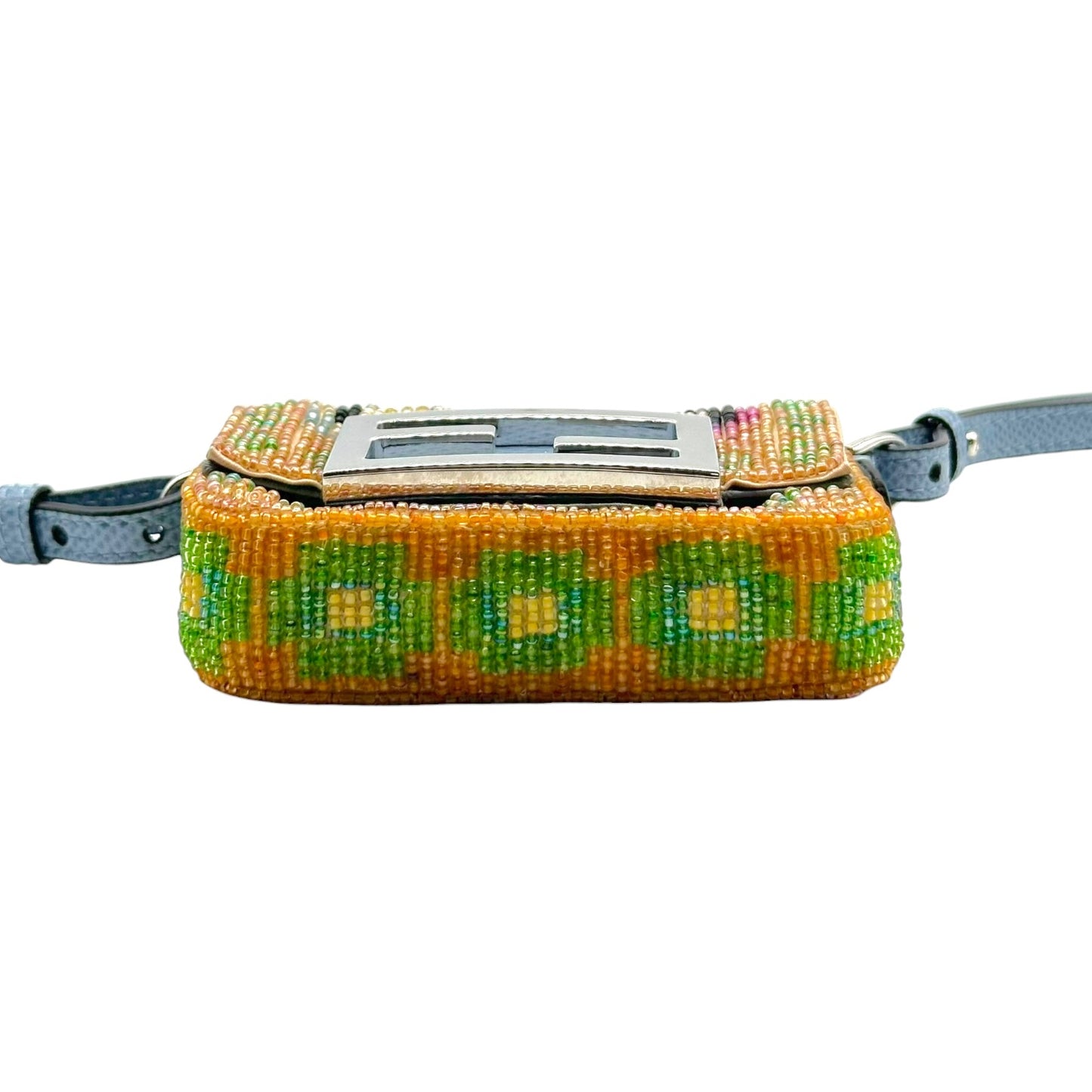 Fendi Micro Baguette Bag Multicolor Beaded Design