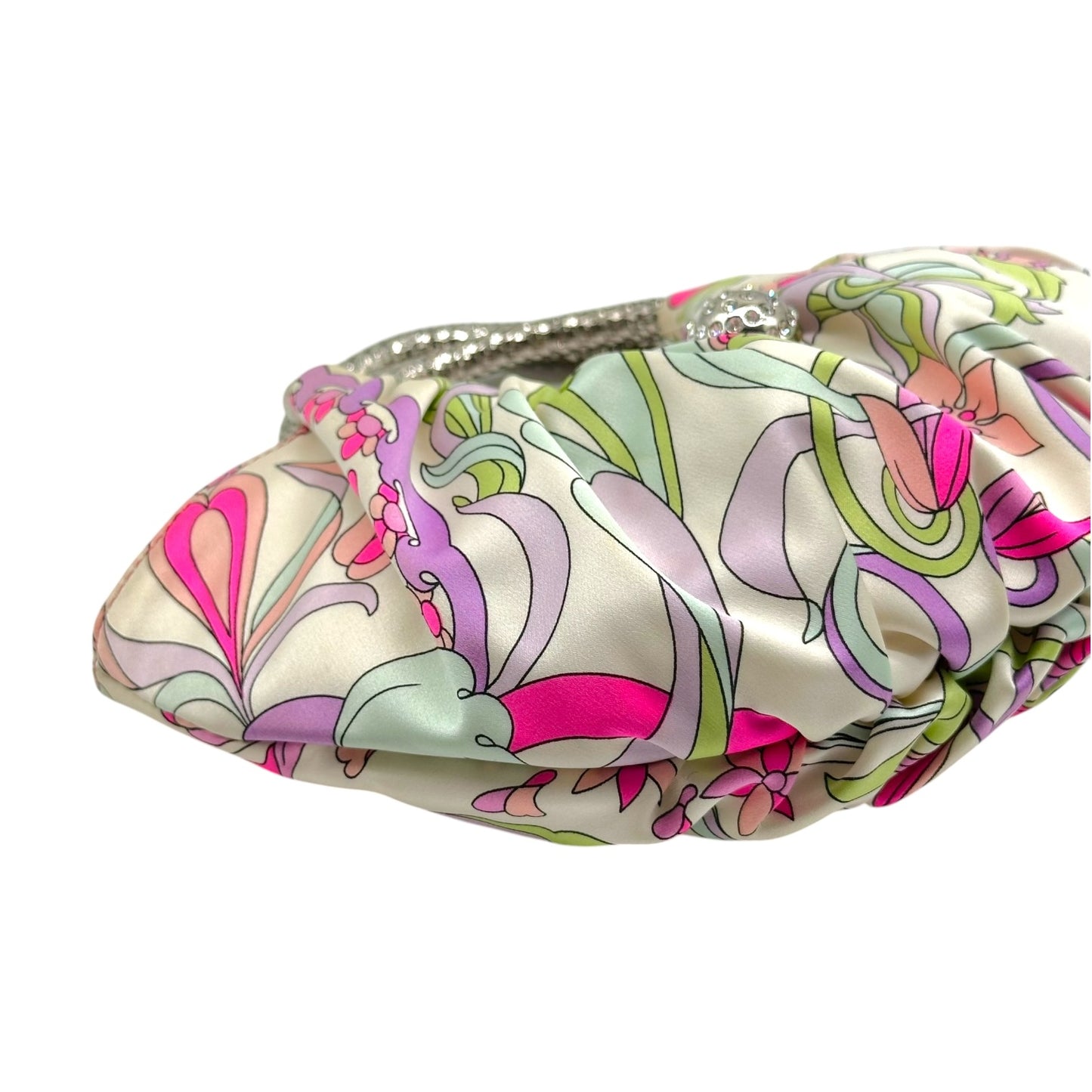 Emilio Pucci Floral Print Silk Mini Bag