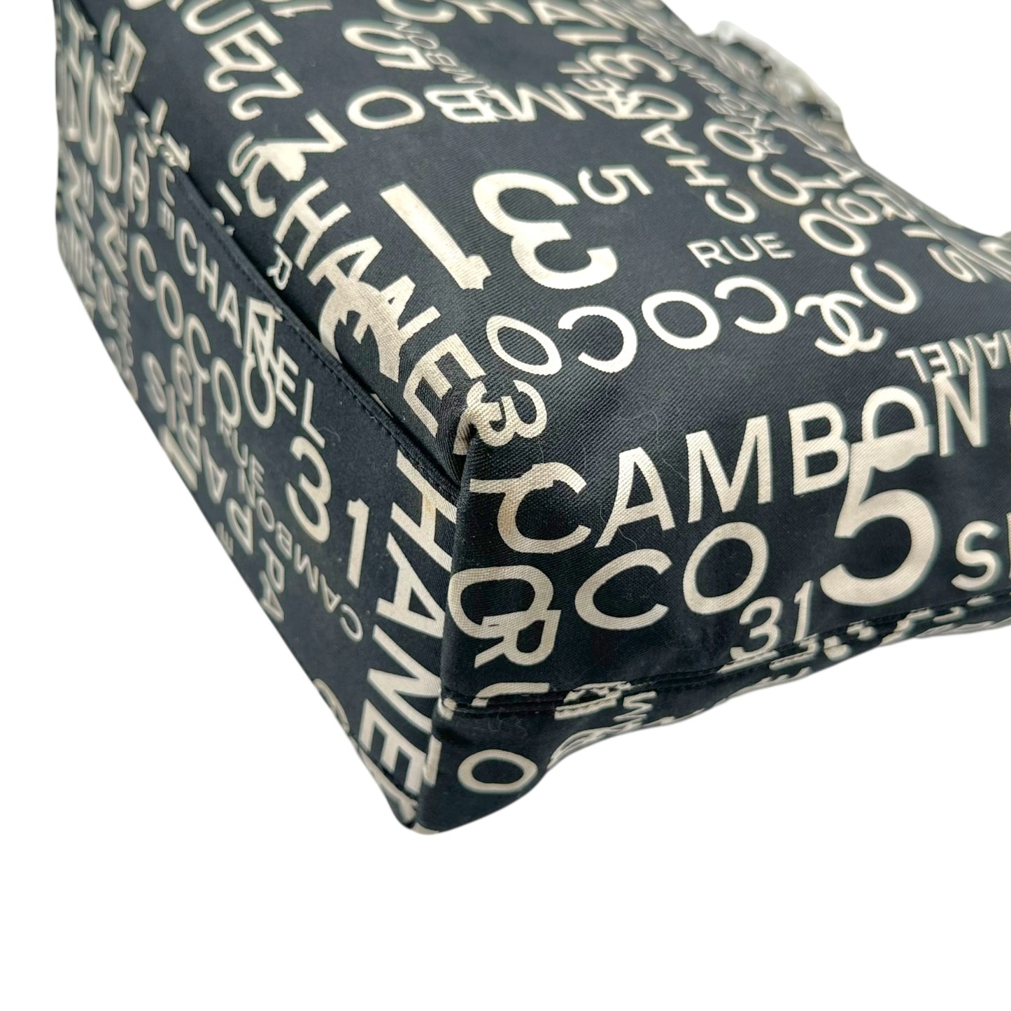 Chanel Printed Canvas Tote Bag