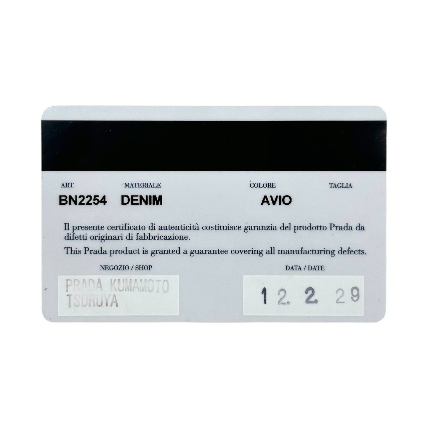 Prada Dark Wash Denim 2-Way Satchel Bag