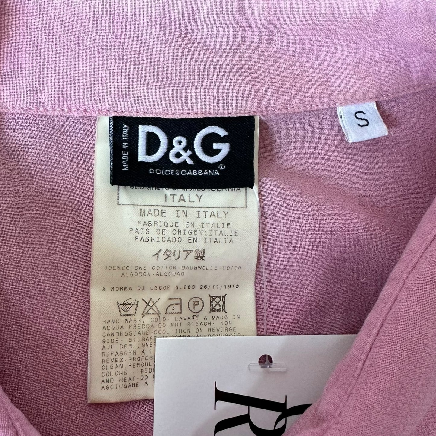 D&G Dolce & Gabbana Sheer Pink Sleeveless Blouse - Outfit Repeater