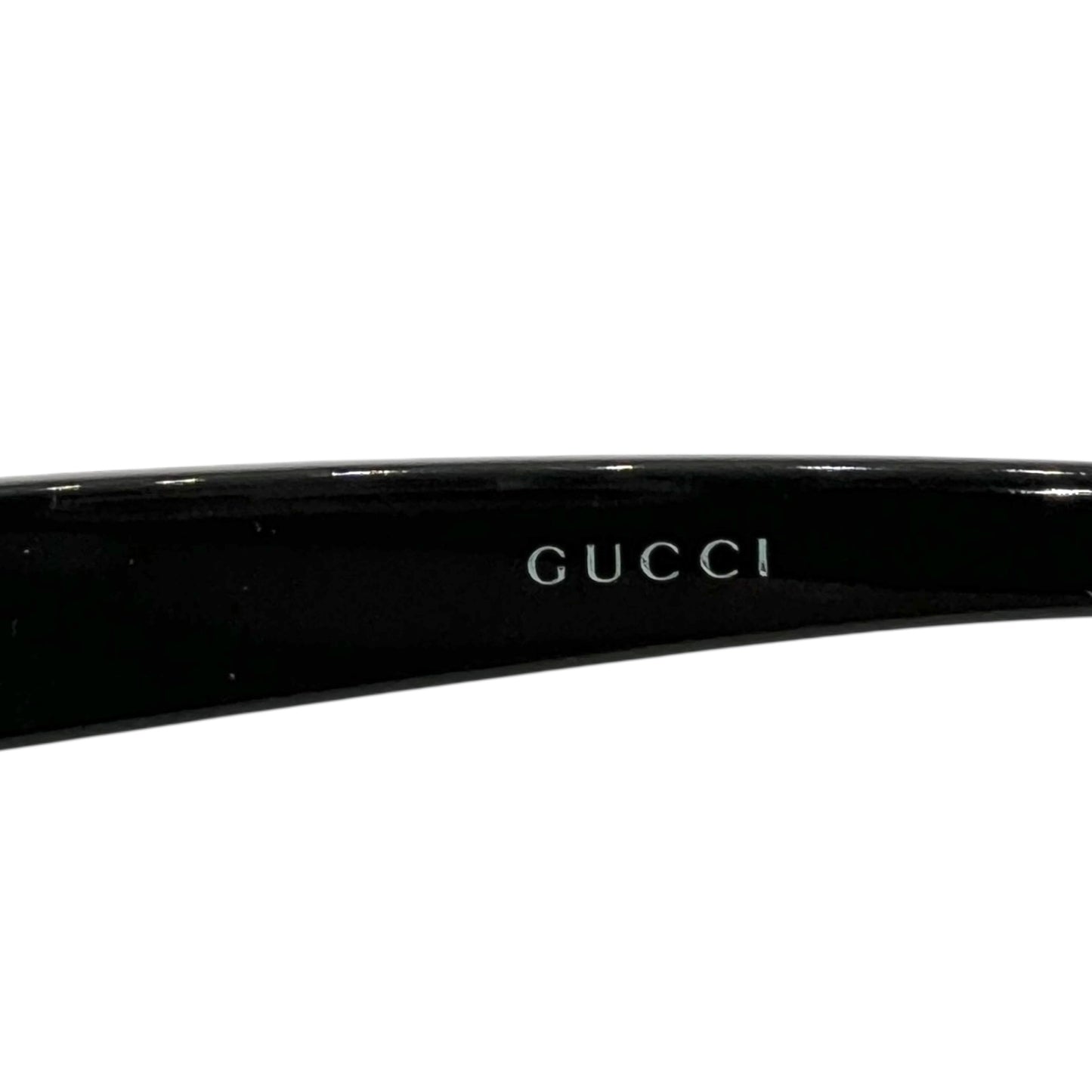 Gucci Black & Silver Monogram Side Rectangle Sunglasses GG2547/S