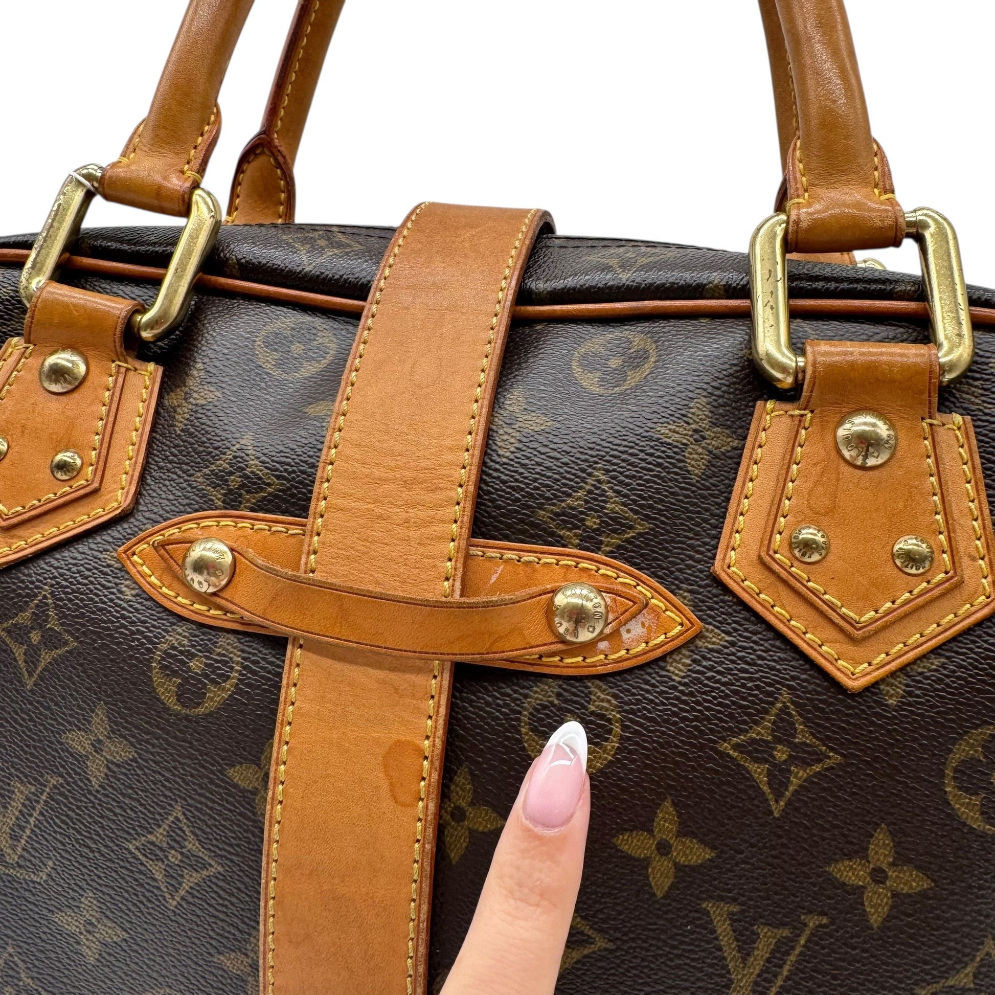 Louis Vuitton Classic Monogram Manhattan GM Bag - Outfit Repeater