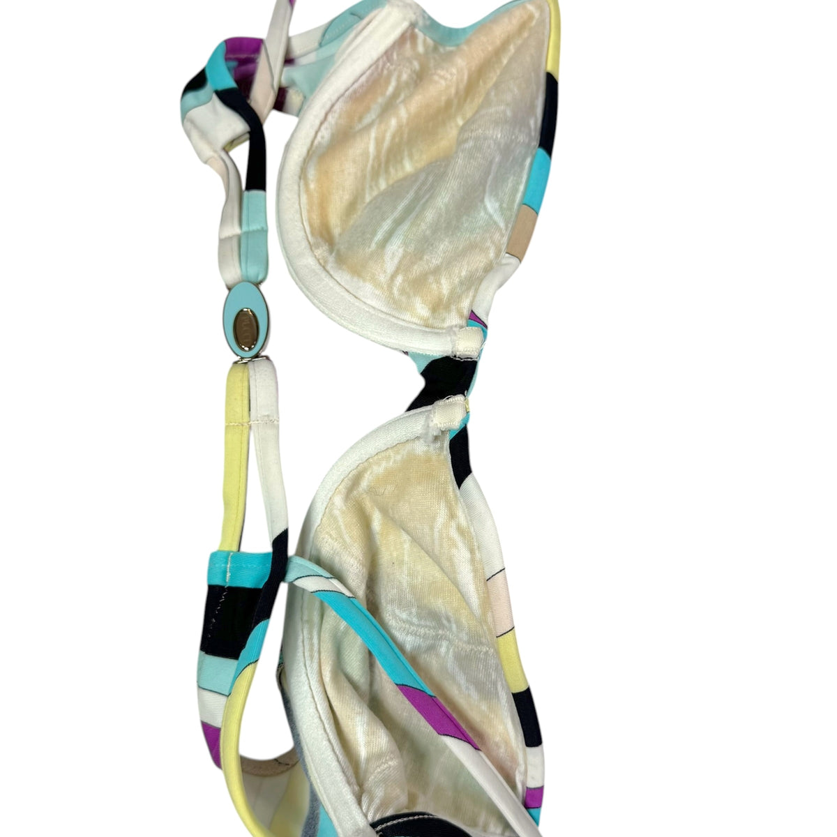 Emilio Pucci Underwire Bikini Set Multicolor Print