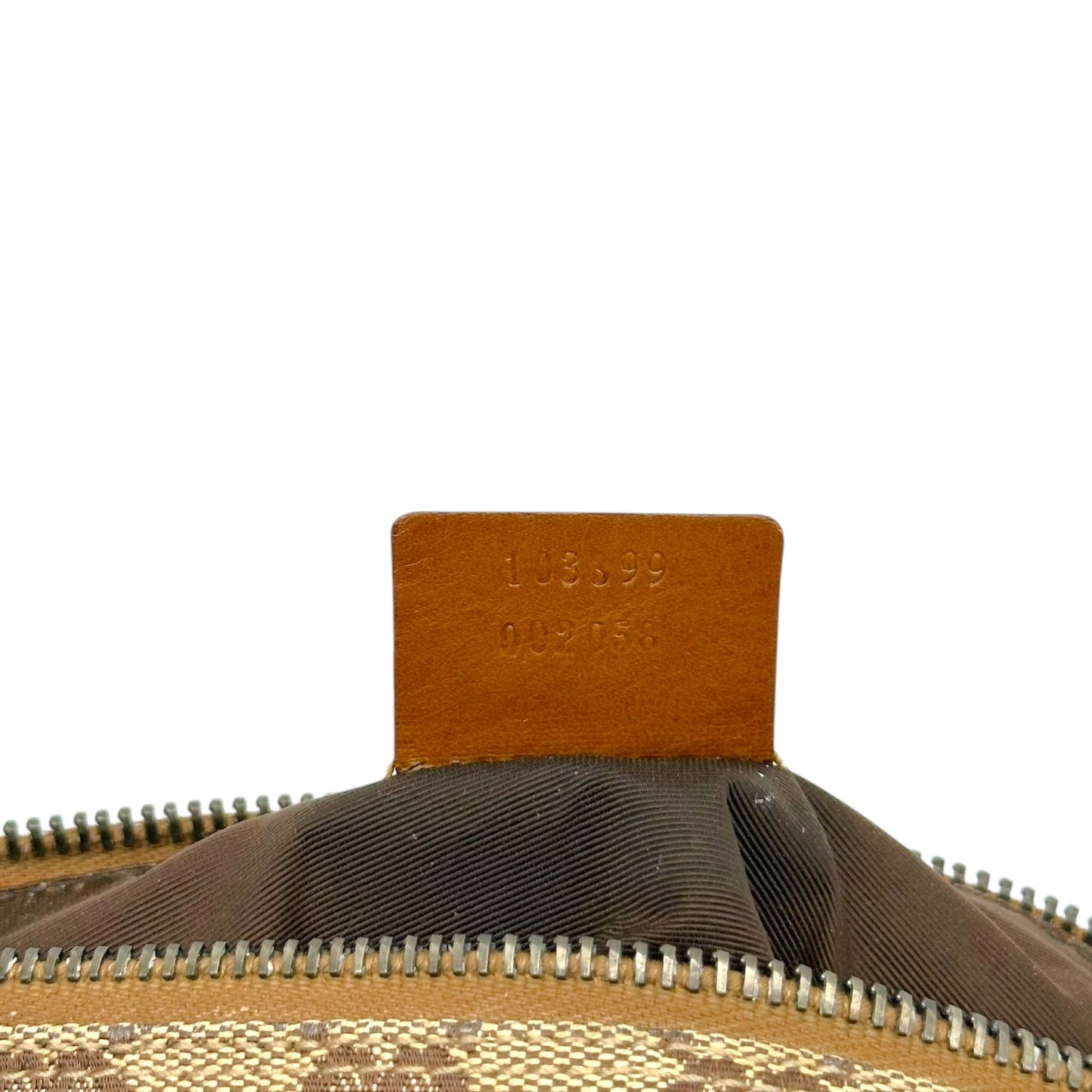 Gucci Mini Bag Tan Monogram Leather Strap