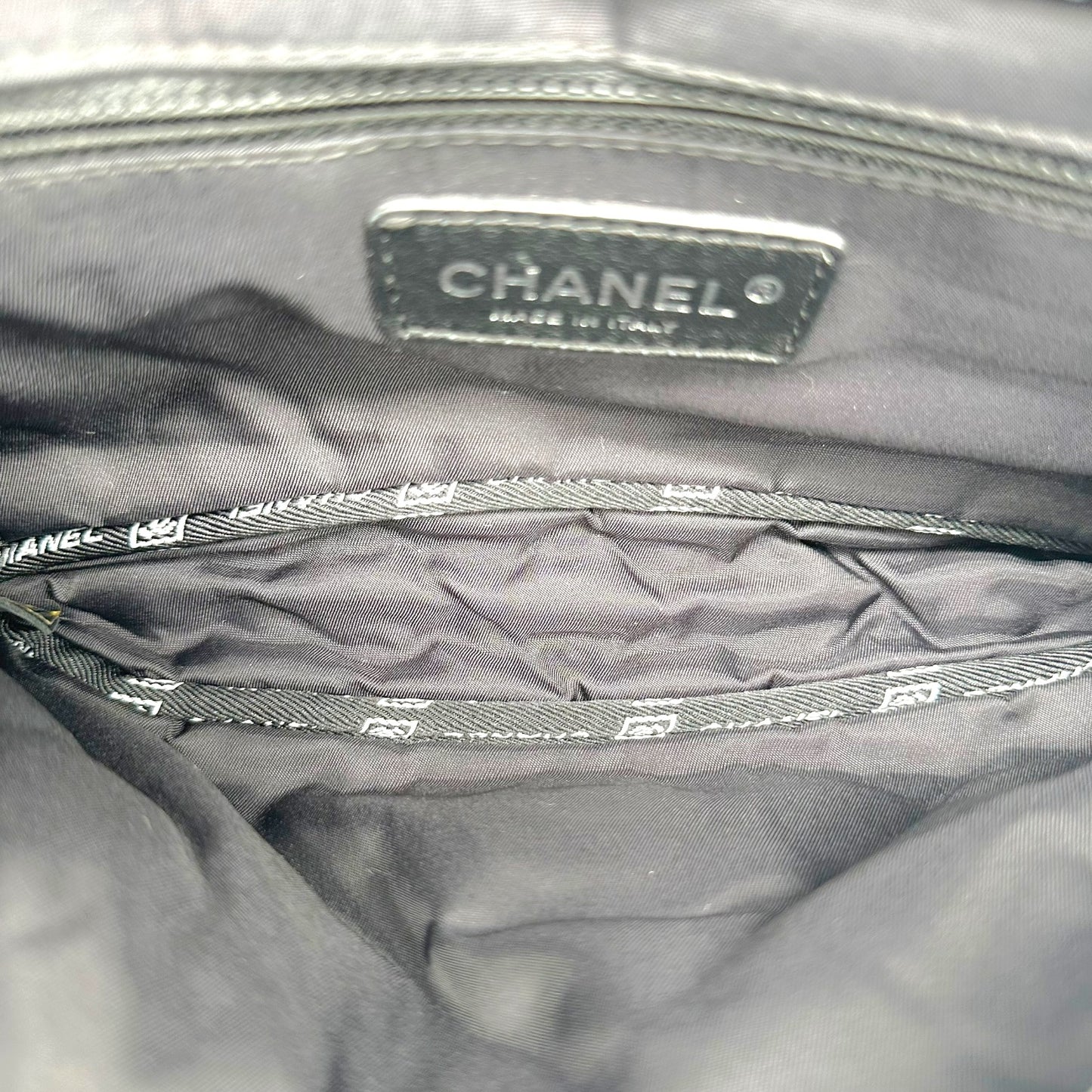 Chanel Sport Black Ponyhair & Canvas Medium Quilted Flap Bag 2005-06