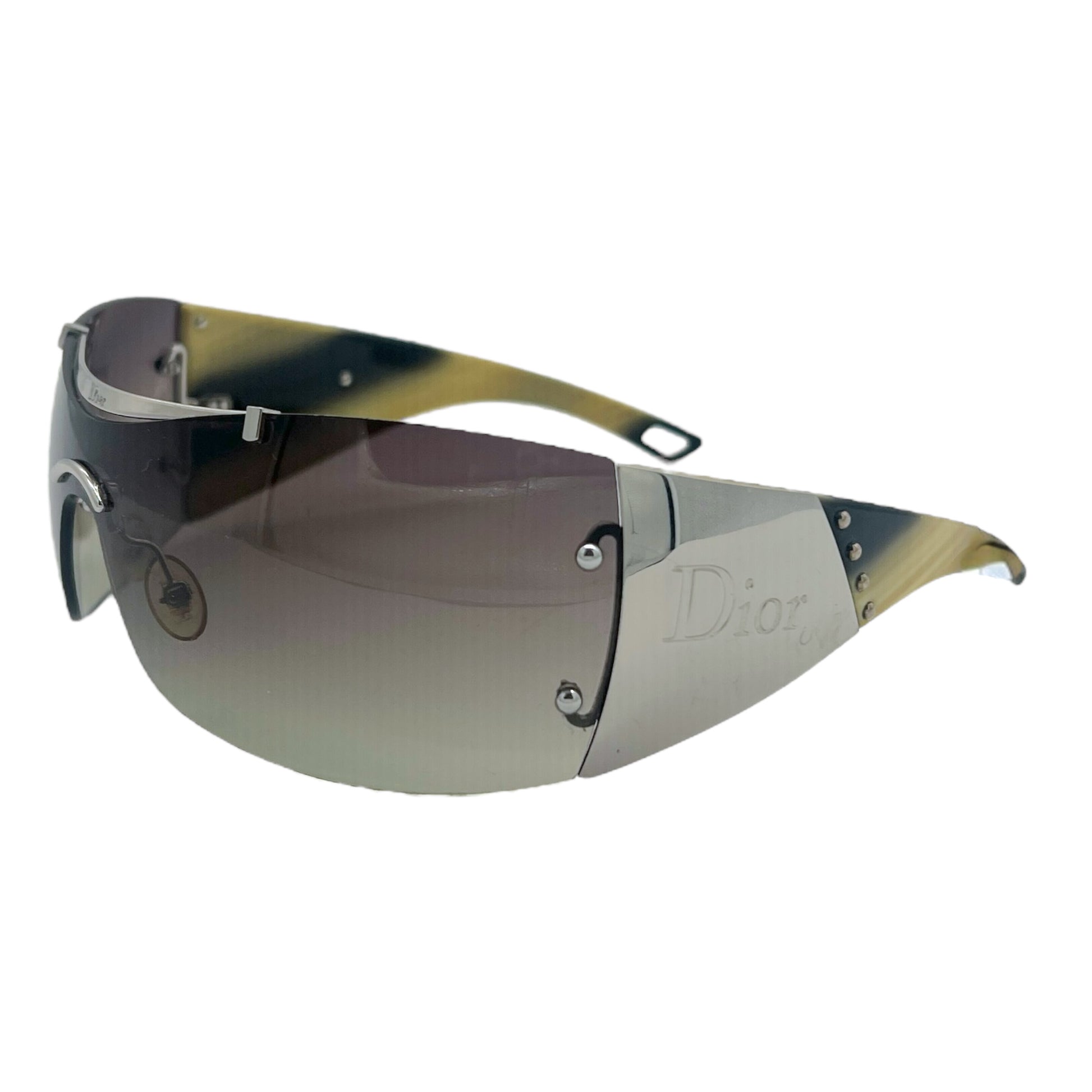 Christian Dior Diorito2 Printed Shield Sunglasses - Outfit Repeater